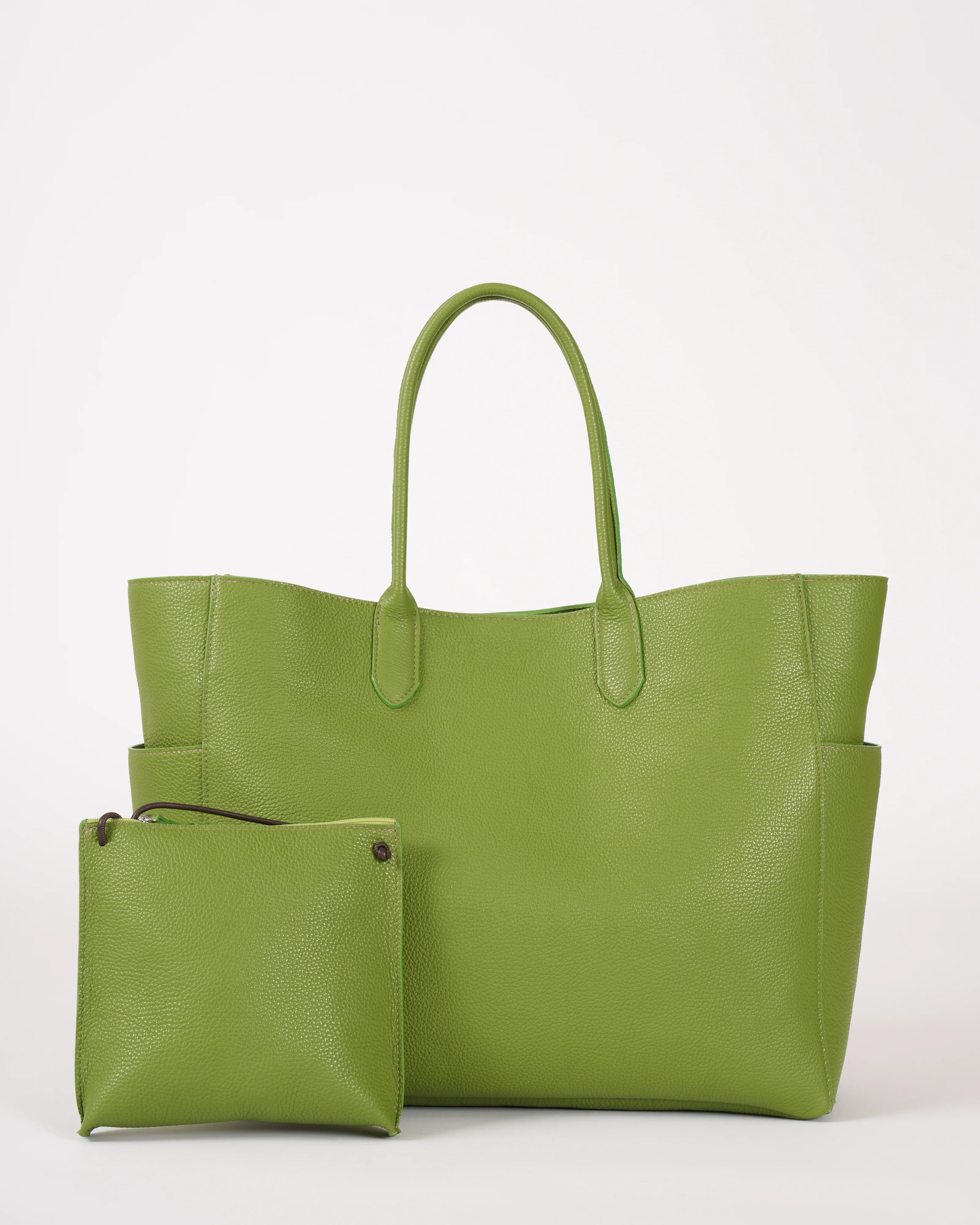 xl pocket tote - leaf calf - Image 2