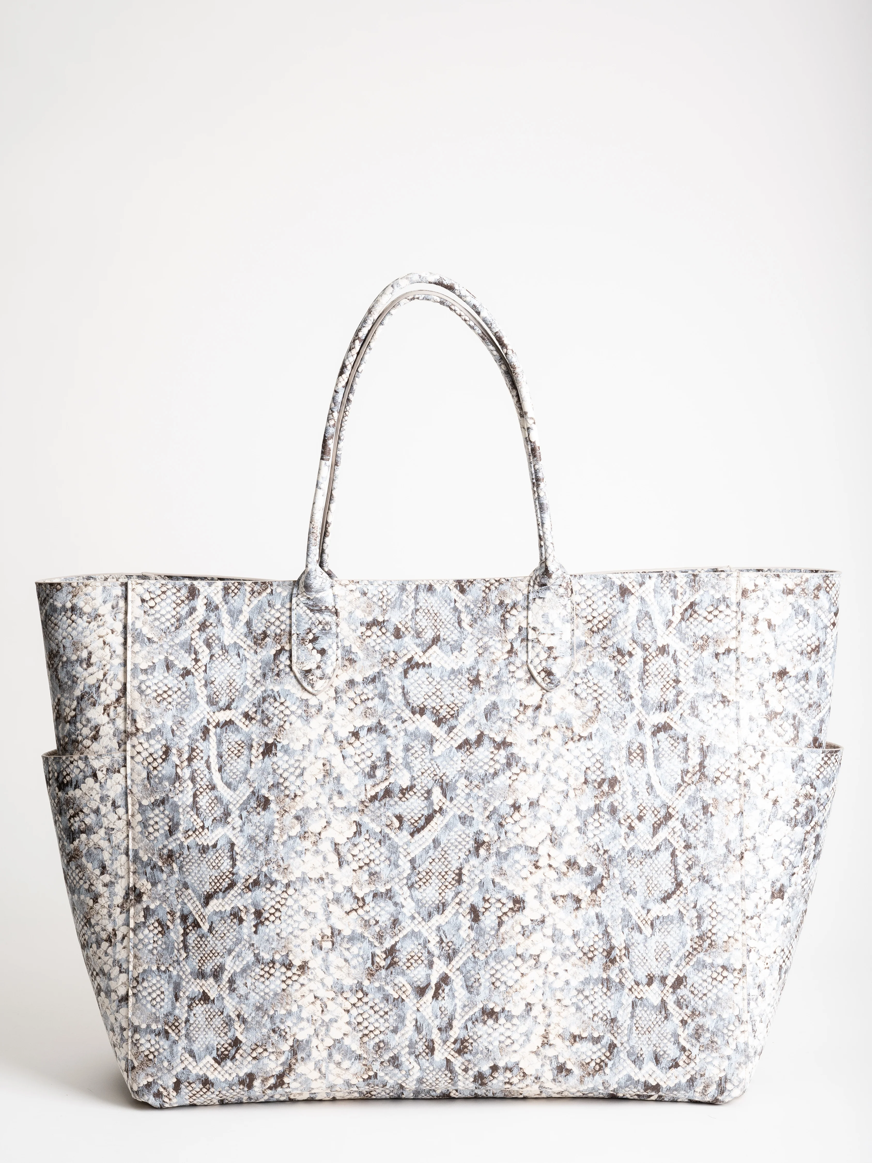 xl pocket tote - pasminia snakeprint - Image 2