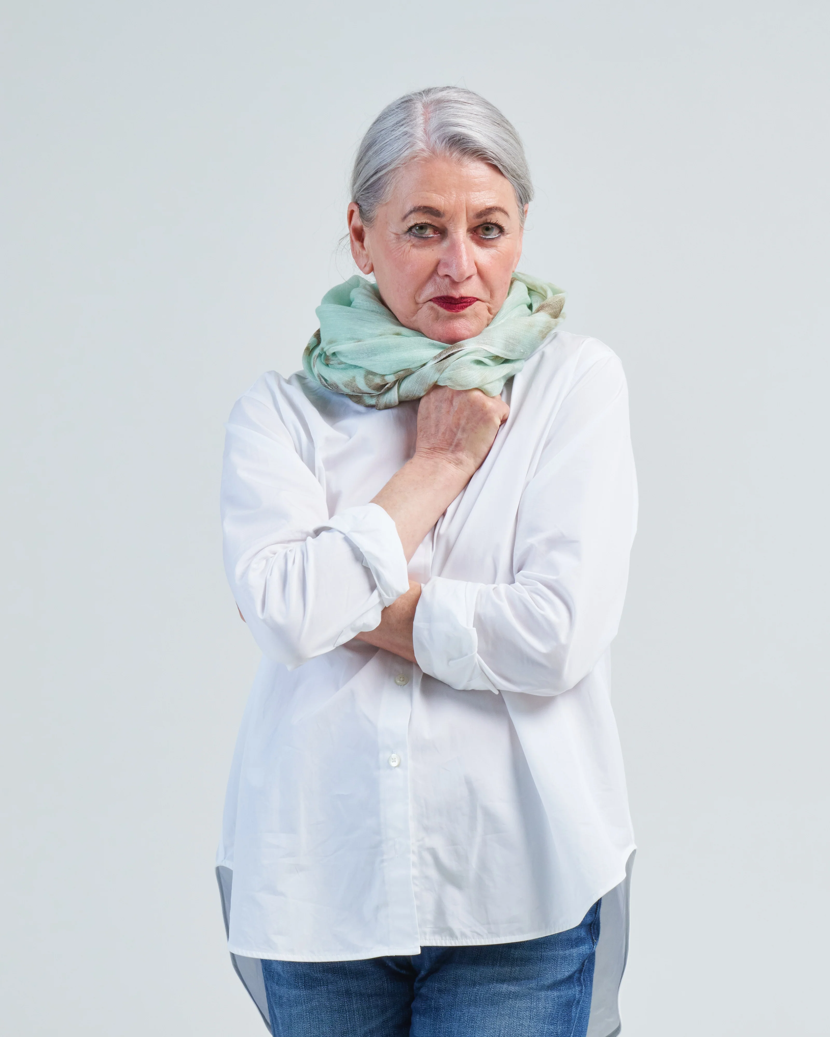 air suprimo linen shibori tie dye scarf - Image 2