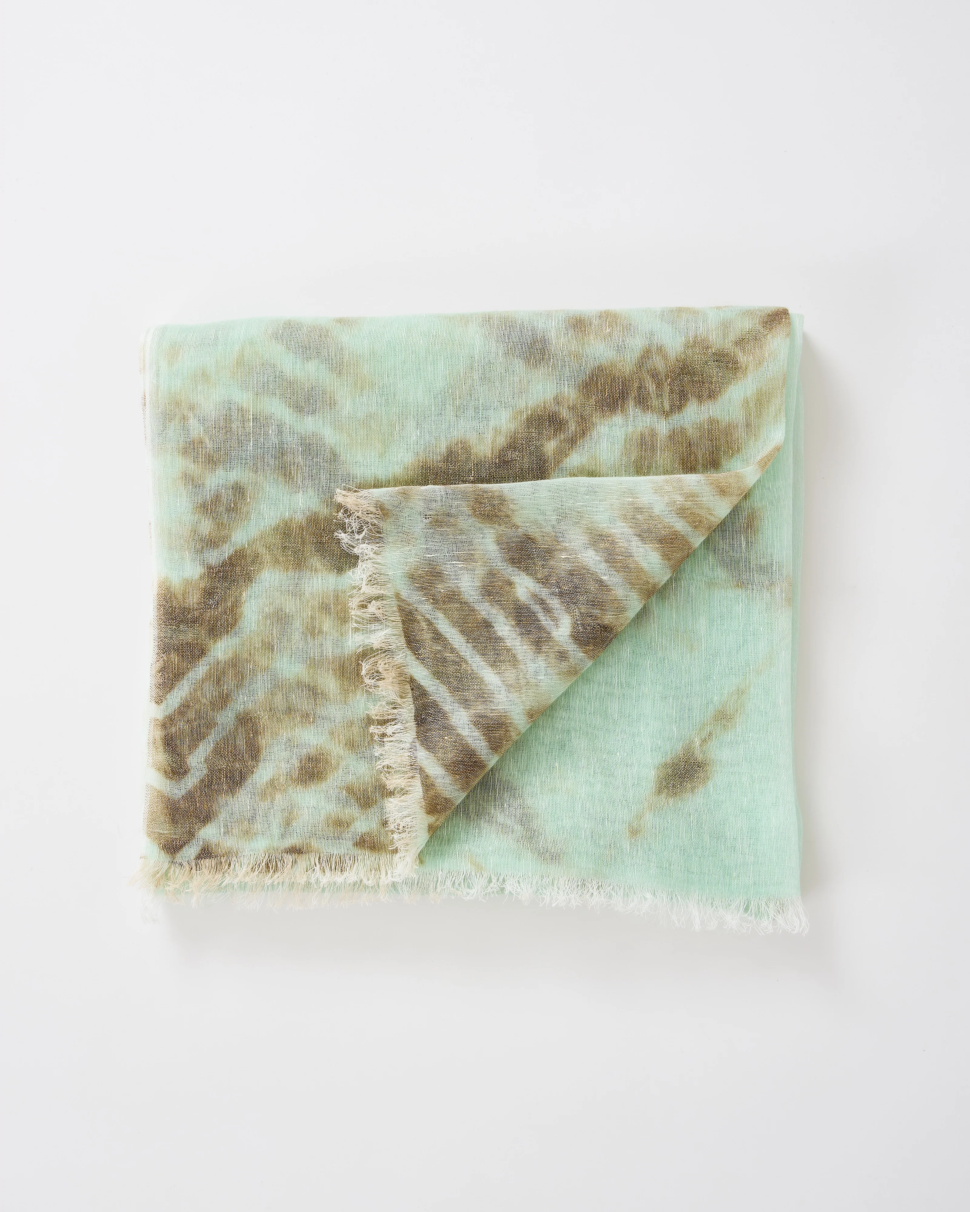air suprimo linen shibori tie dye scarf - Image 3
