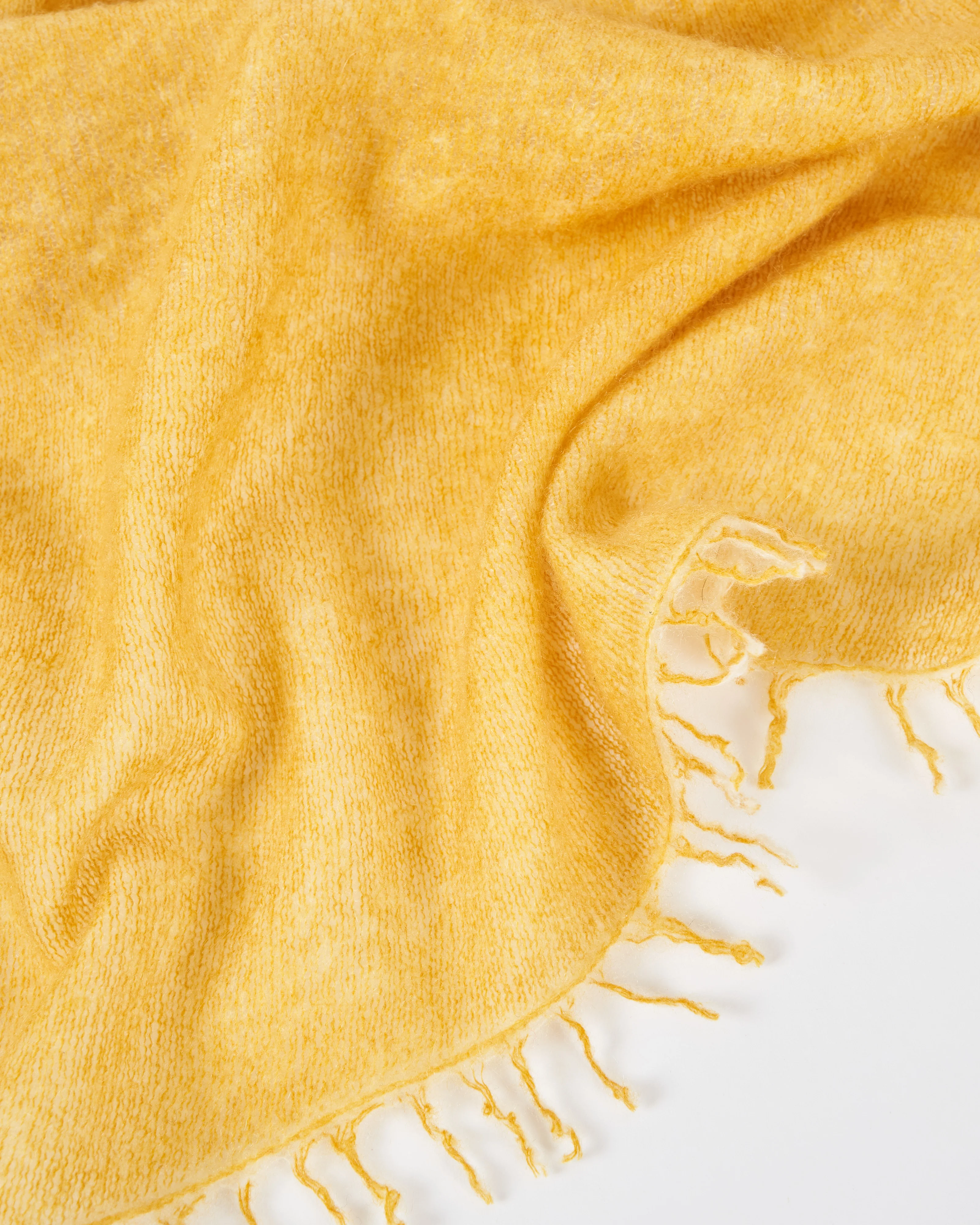 cashmere felted knit with spray print stole - Image 3