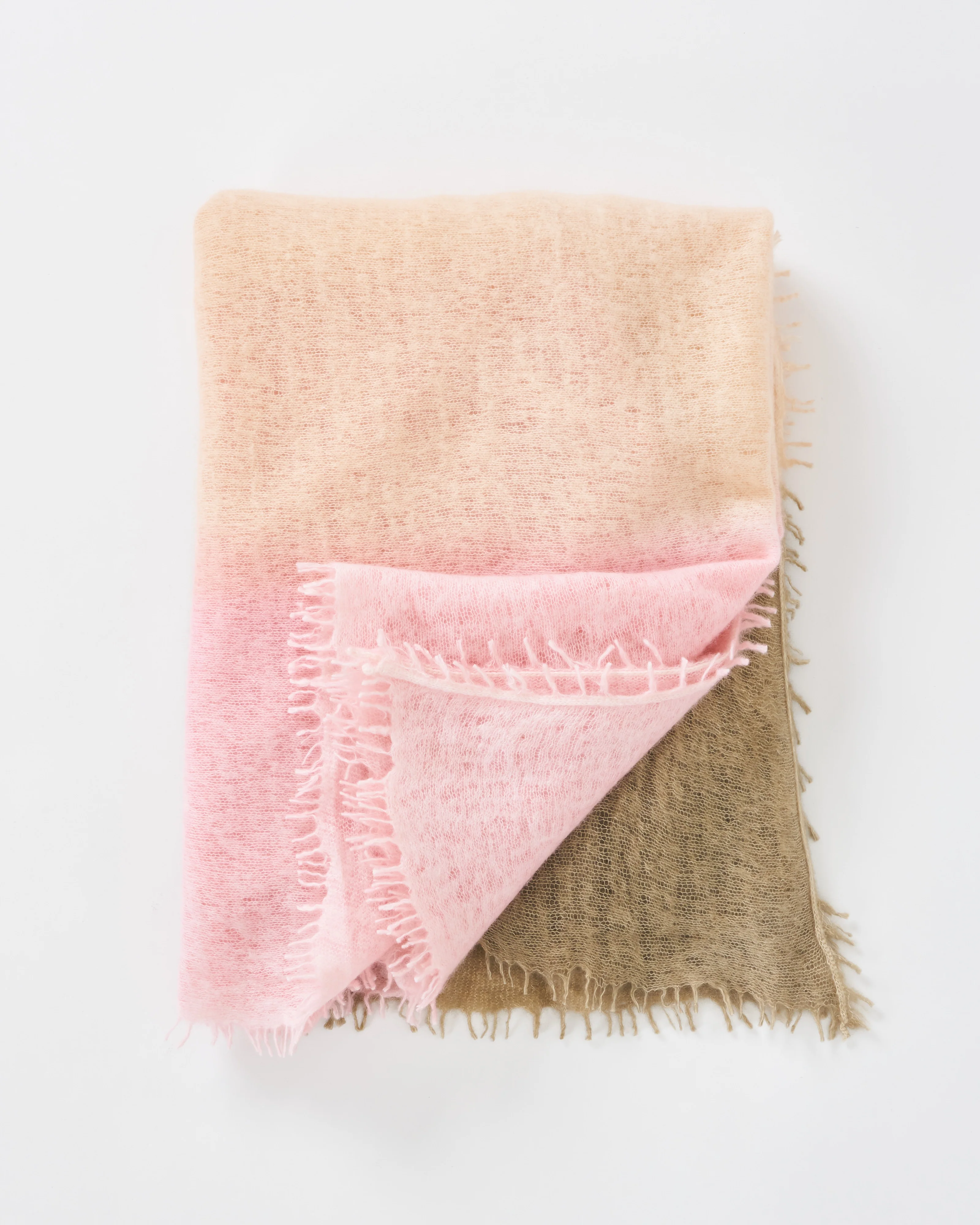 luxo sparge cashmere gradual vertical shading stole - Image 2