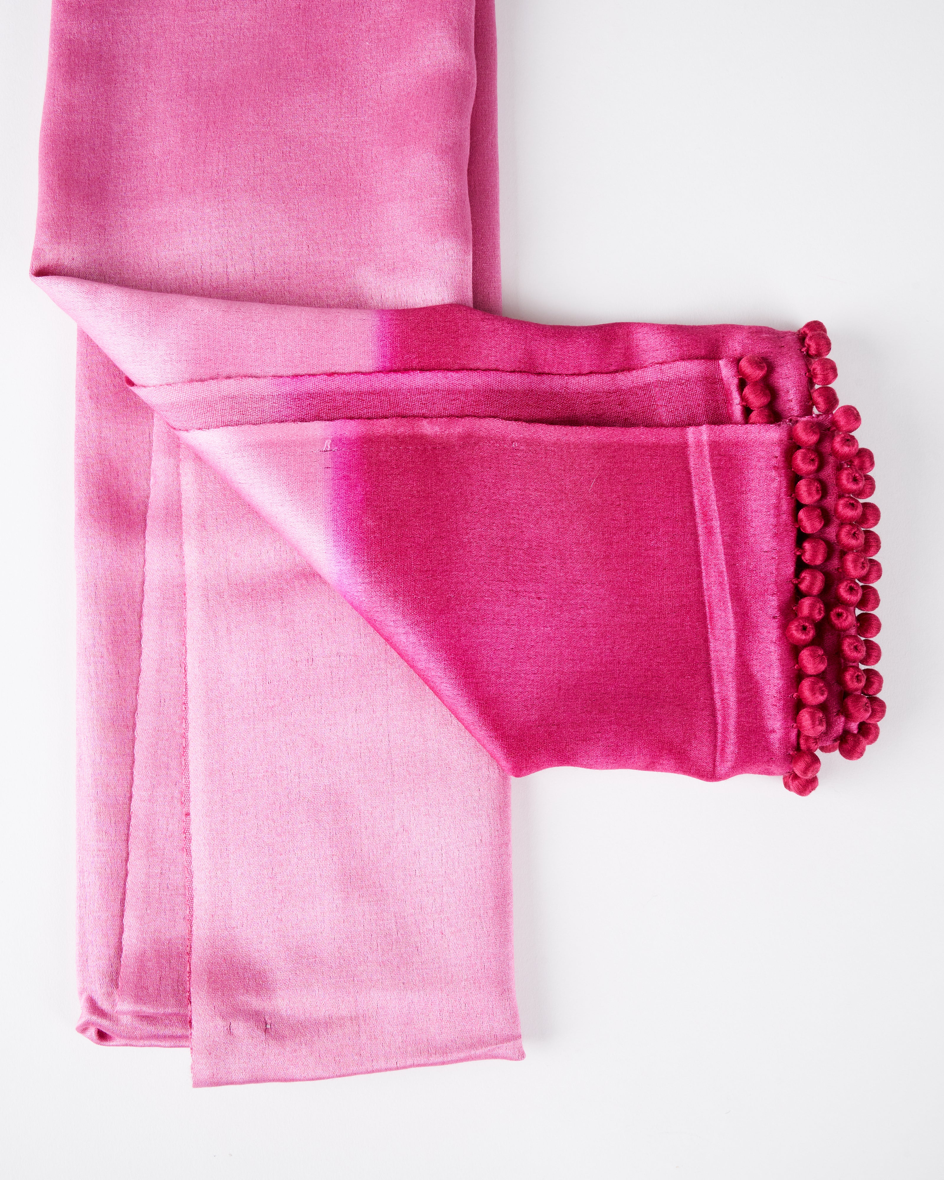 ombre satin cashmere weave stole - enchanting pink - Image 2
