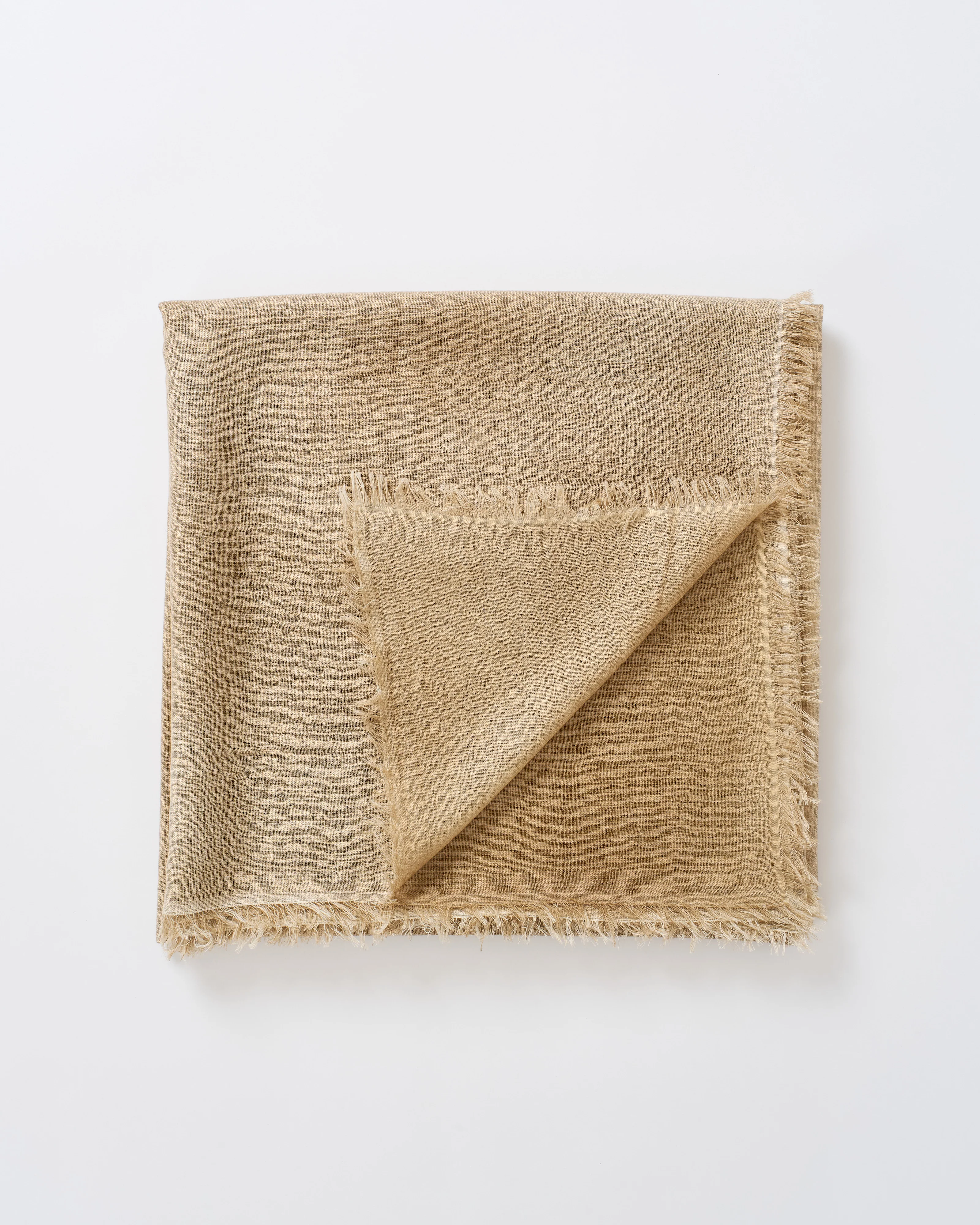 wool/silk gauze square scarf - Image 2