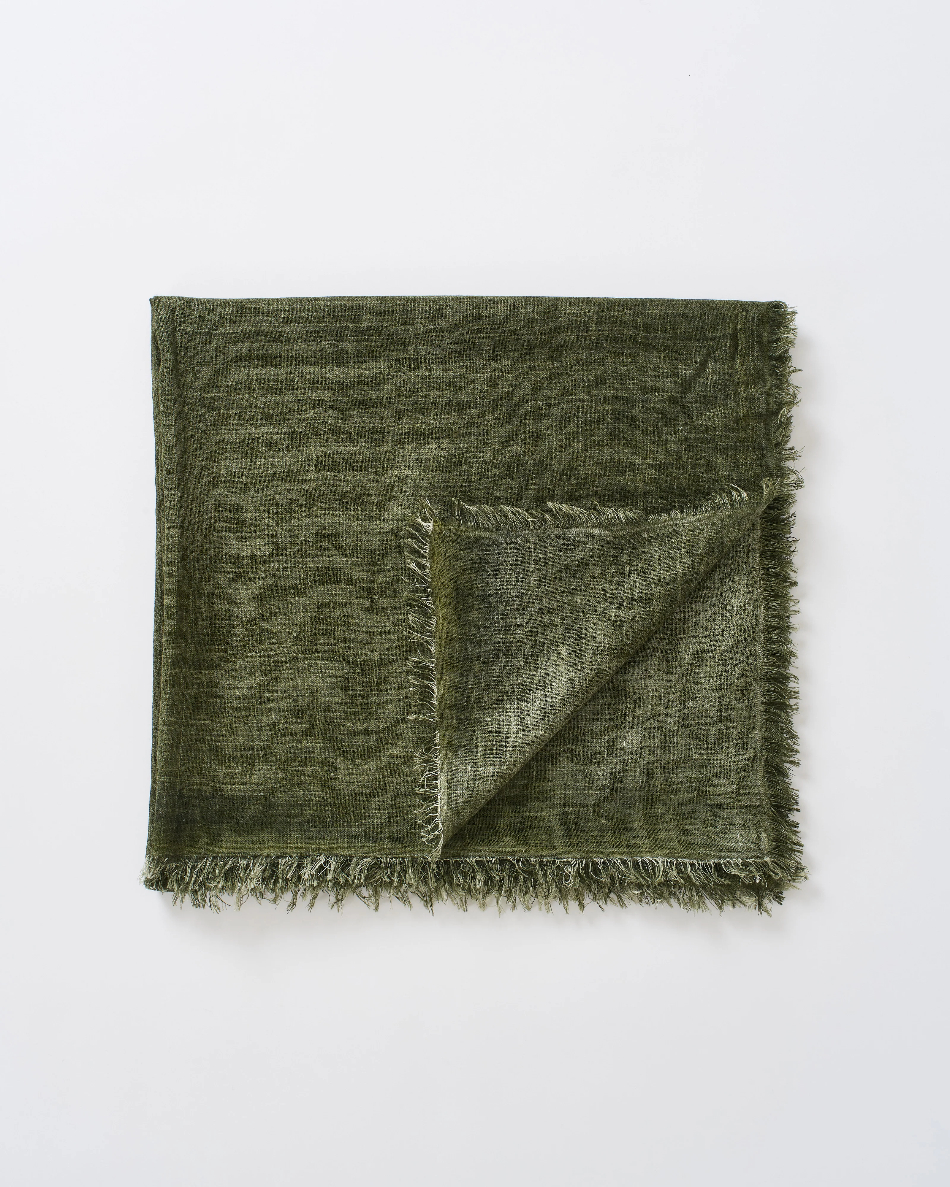 wool/silk gauze square scarf - Image 2