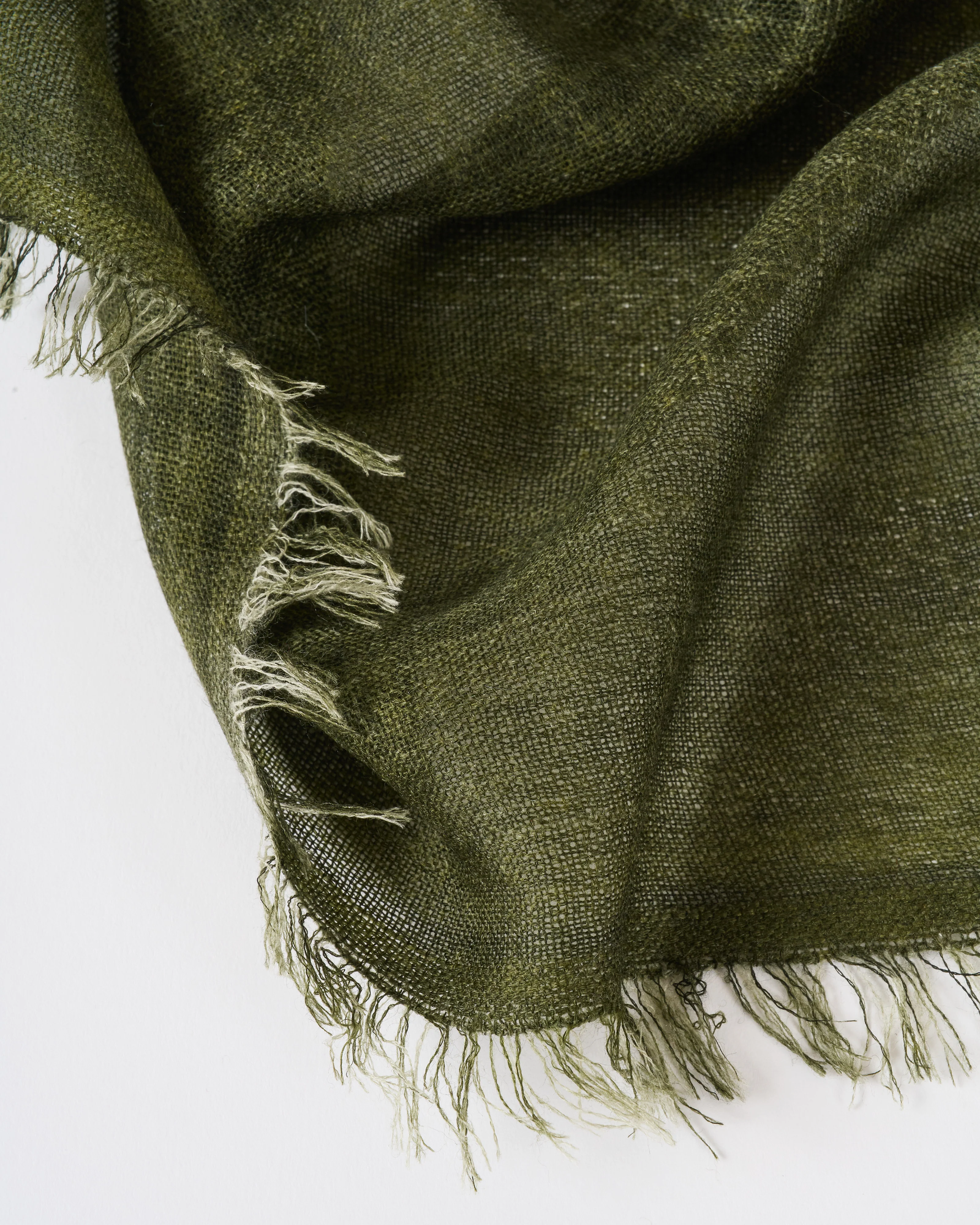 wool/silk gauze square scarf - Image 3