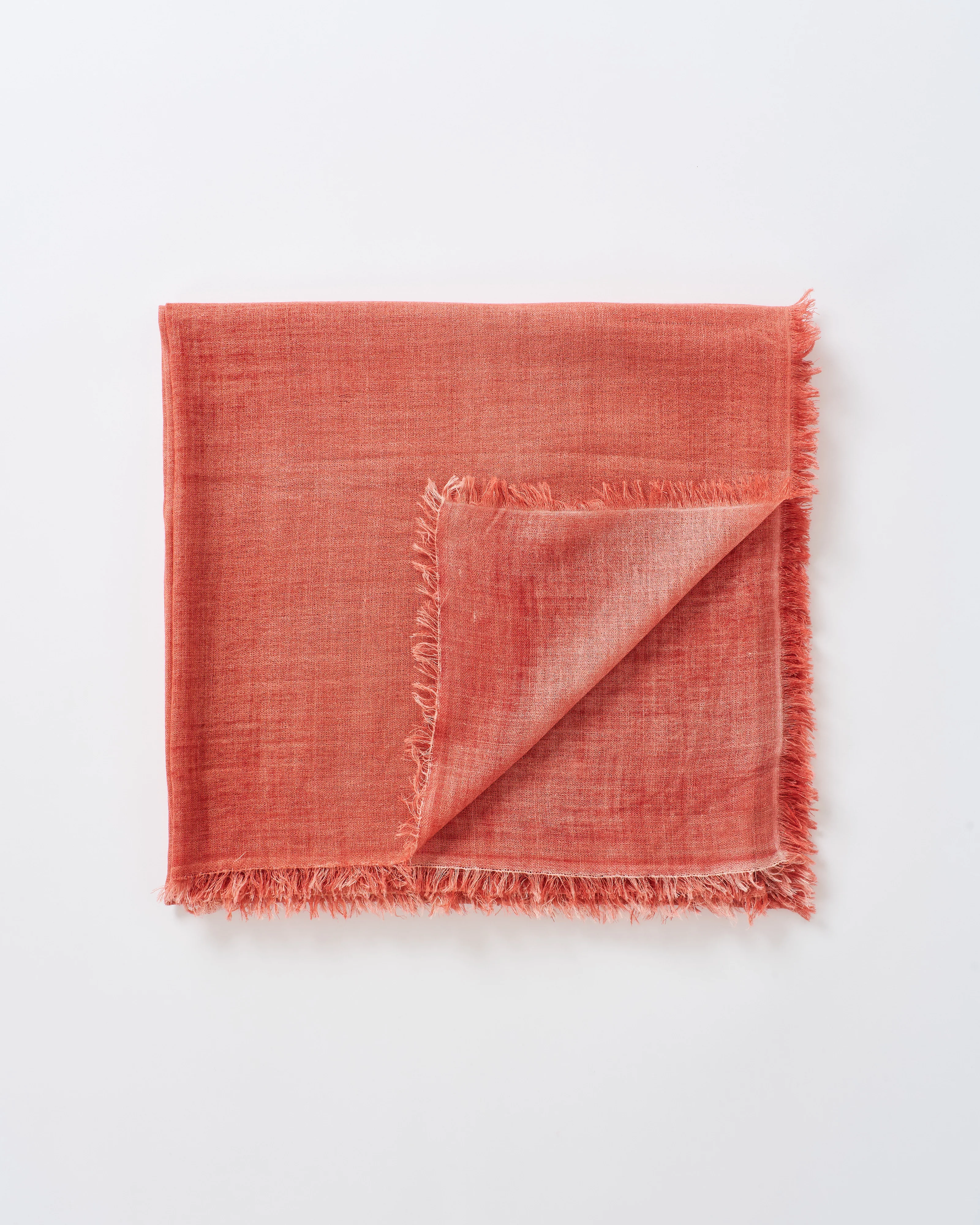wool/silk gauze square scarf - Image 2