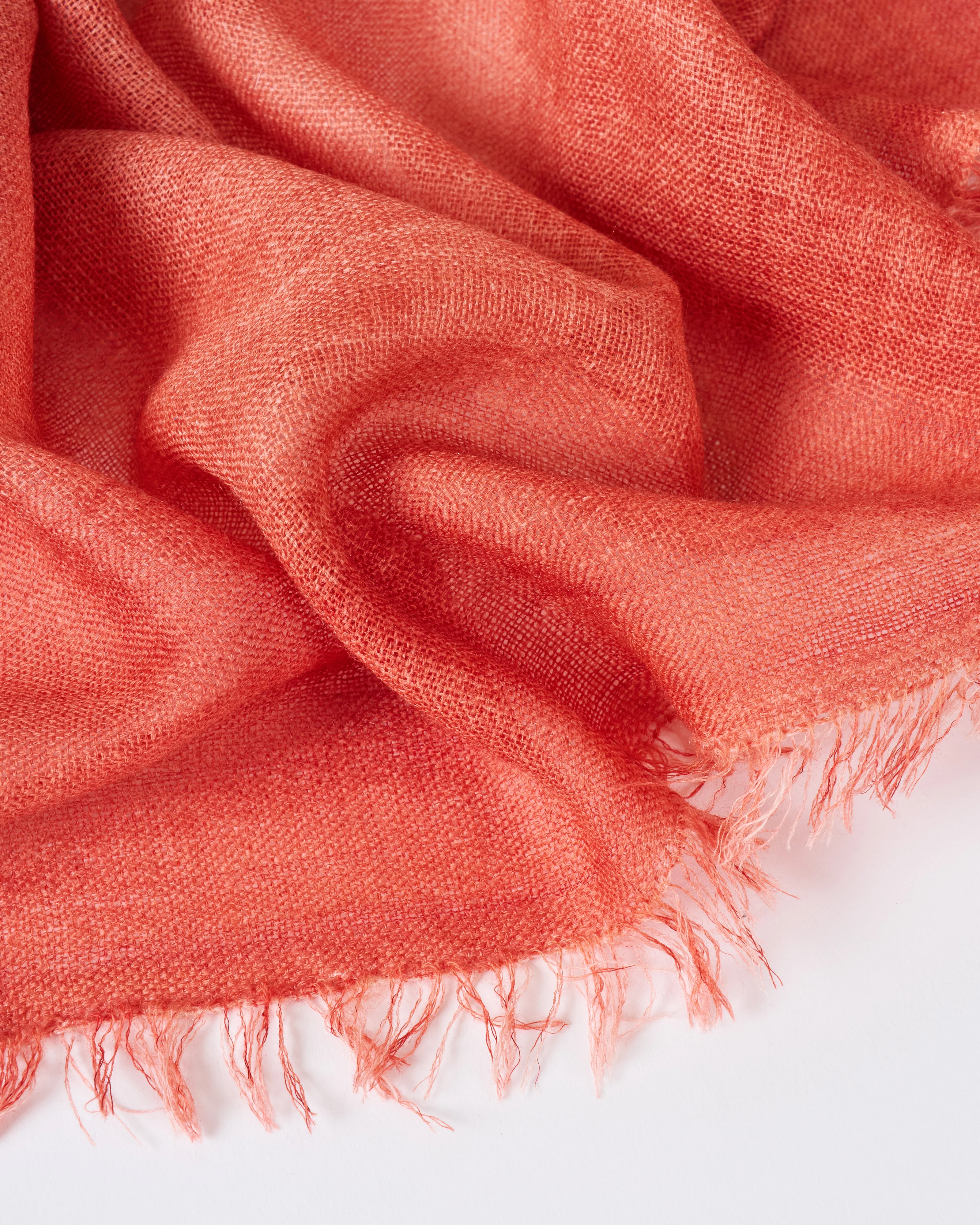 wool/silk gauze square scarf - Image 3