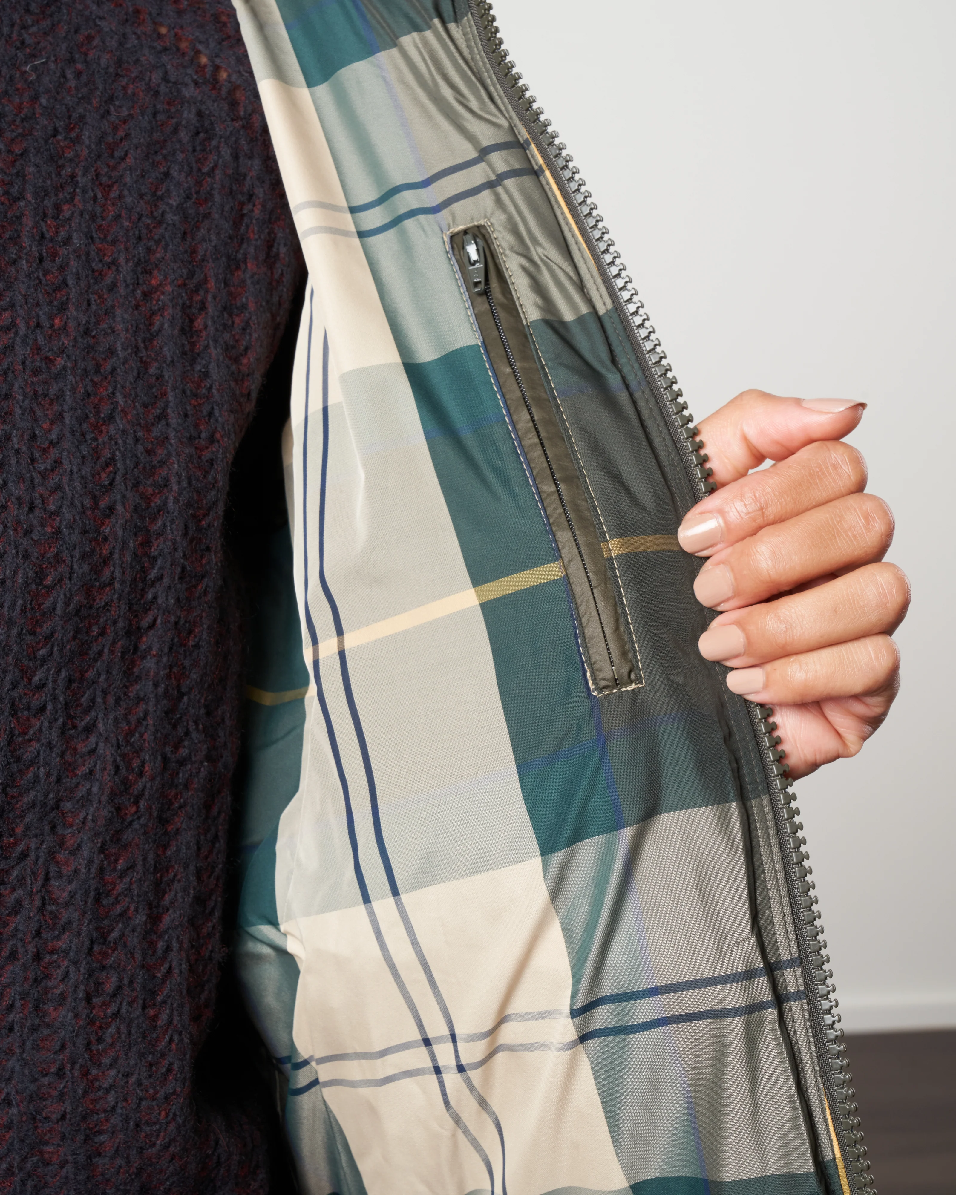 alness quilted jacket - sage/ancient - Image 3