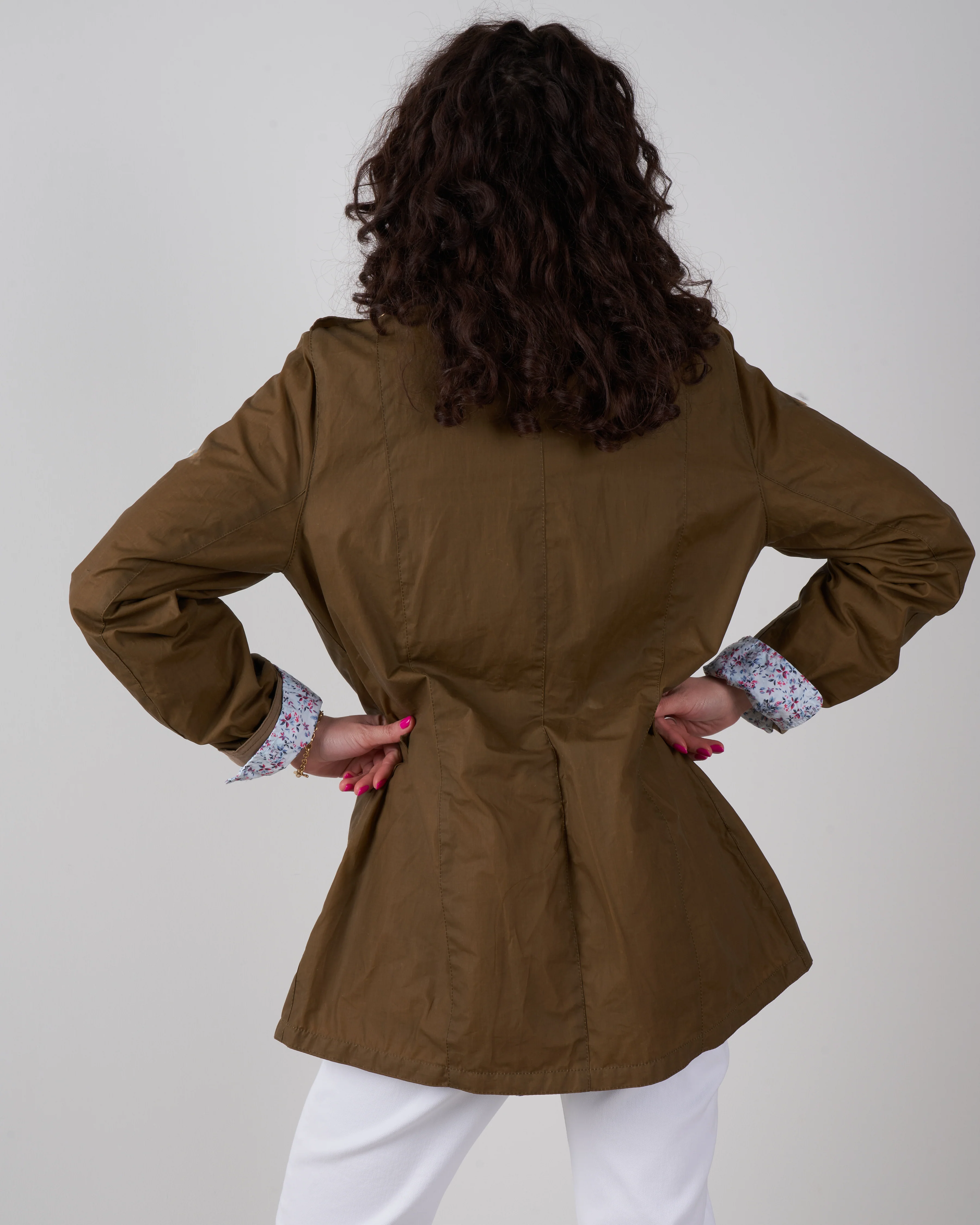 defence light wax jacket - sand - Image 2