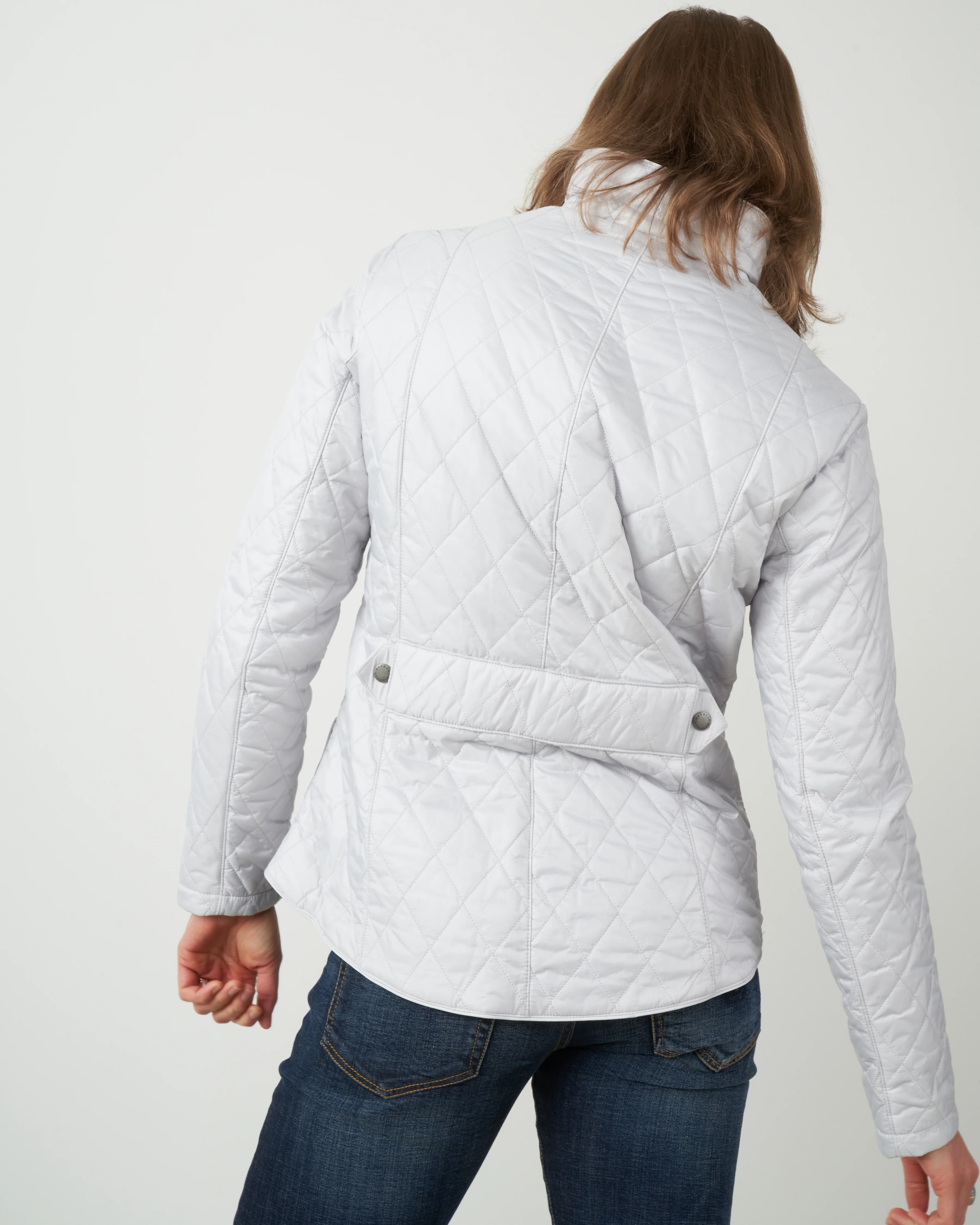 flyweight cavalry quilted jacket - ice white - Image 3
