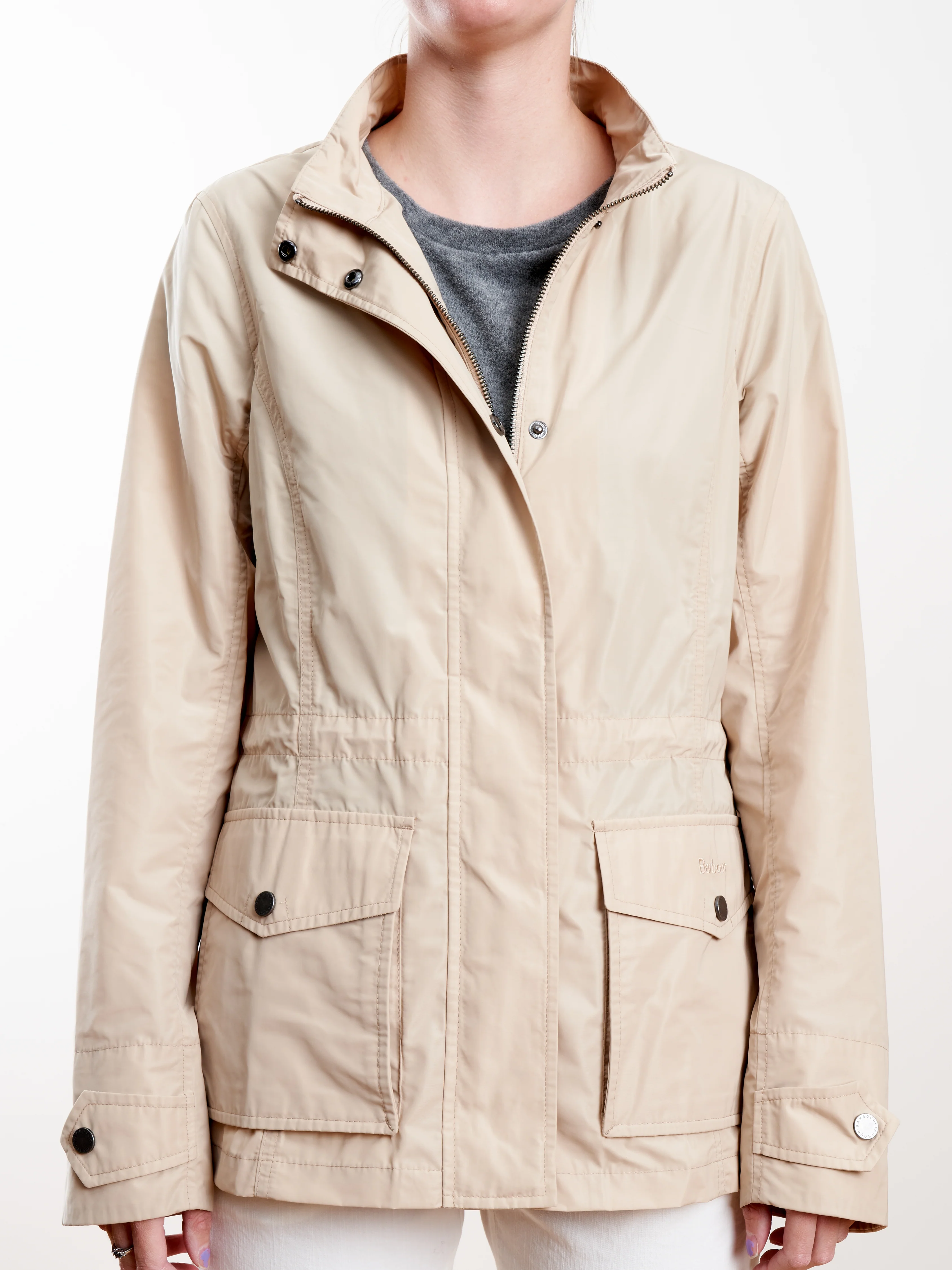 lucie showerproof jacket - putty - Image 2