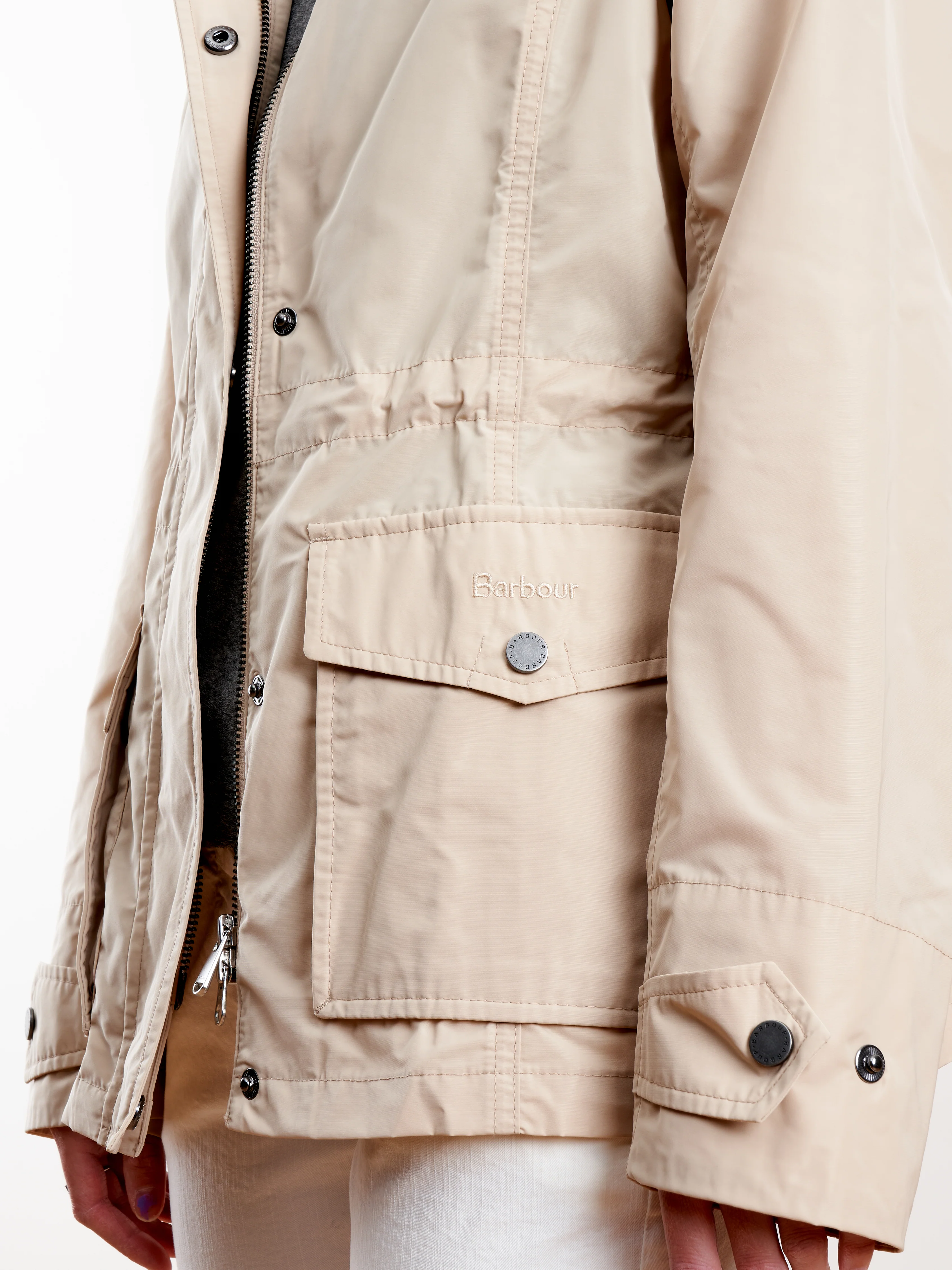 lucie showerproof jacket - putty - Image 5