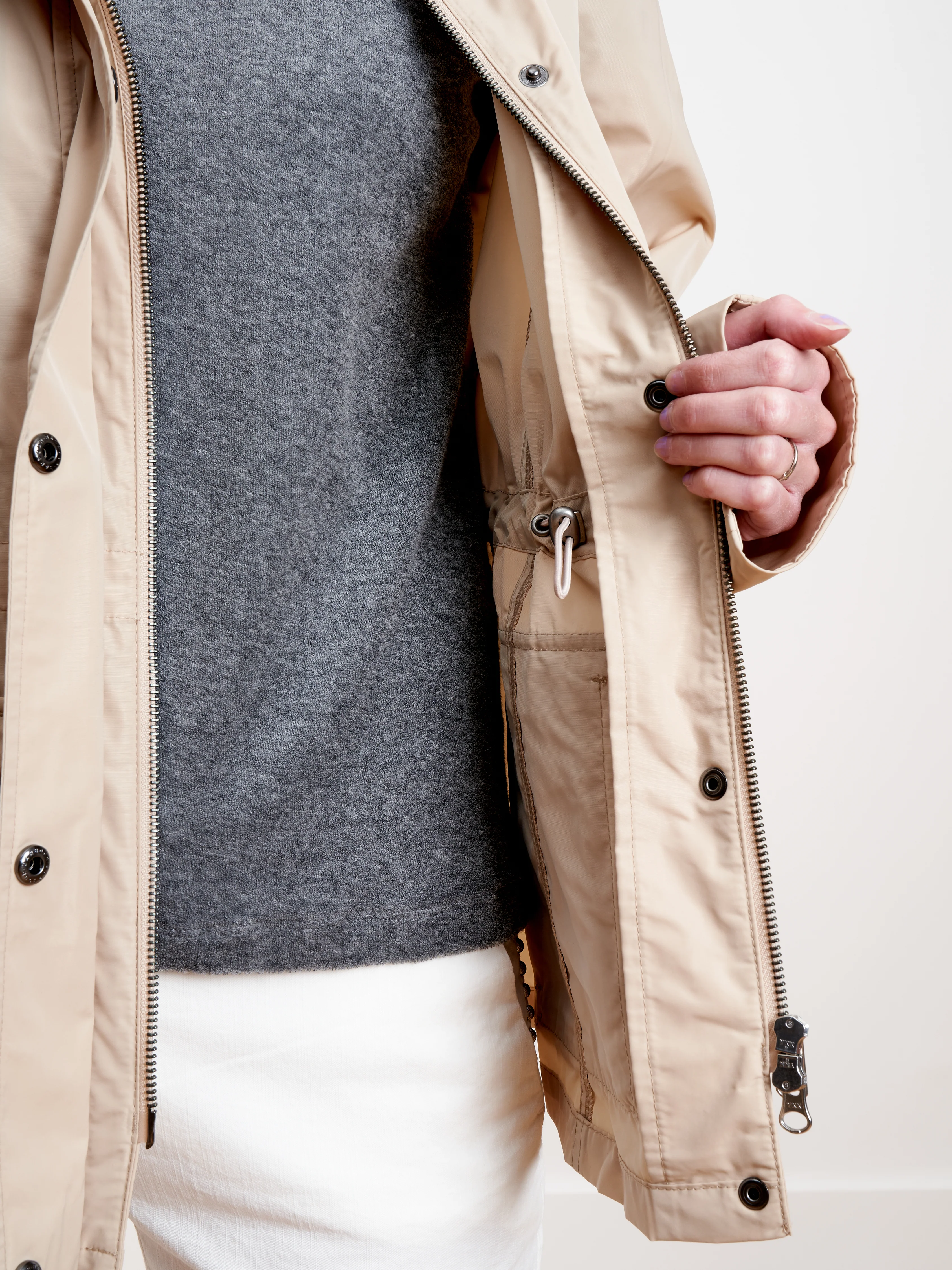 lucie showerproof jacket - putty - Image 6