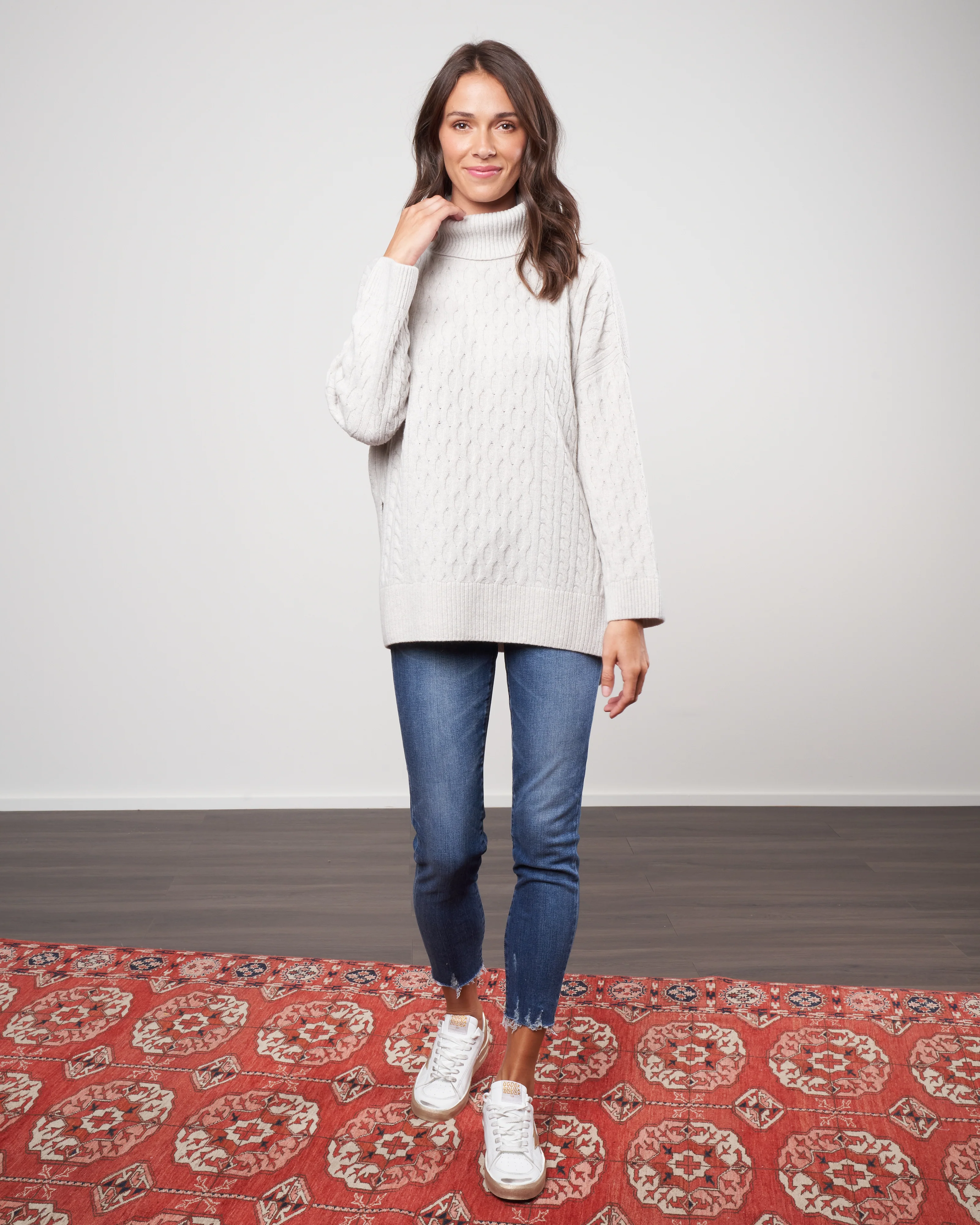 maybury cape - pale grey - Image 2