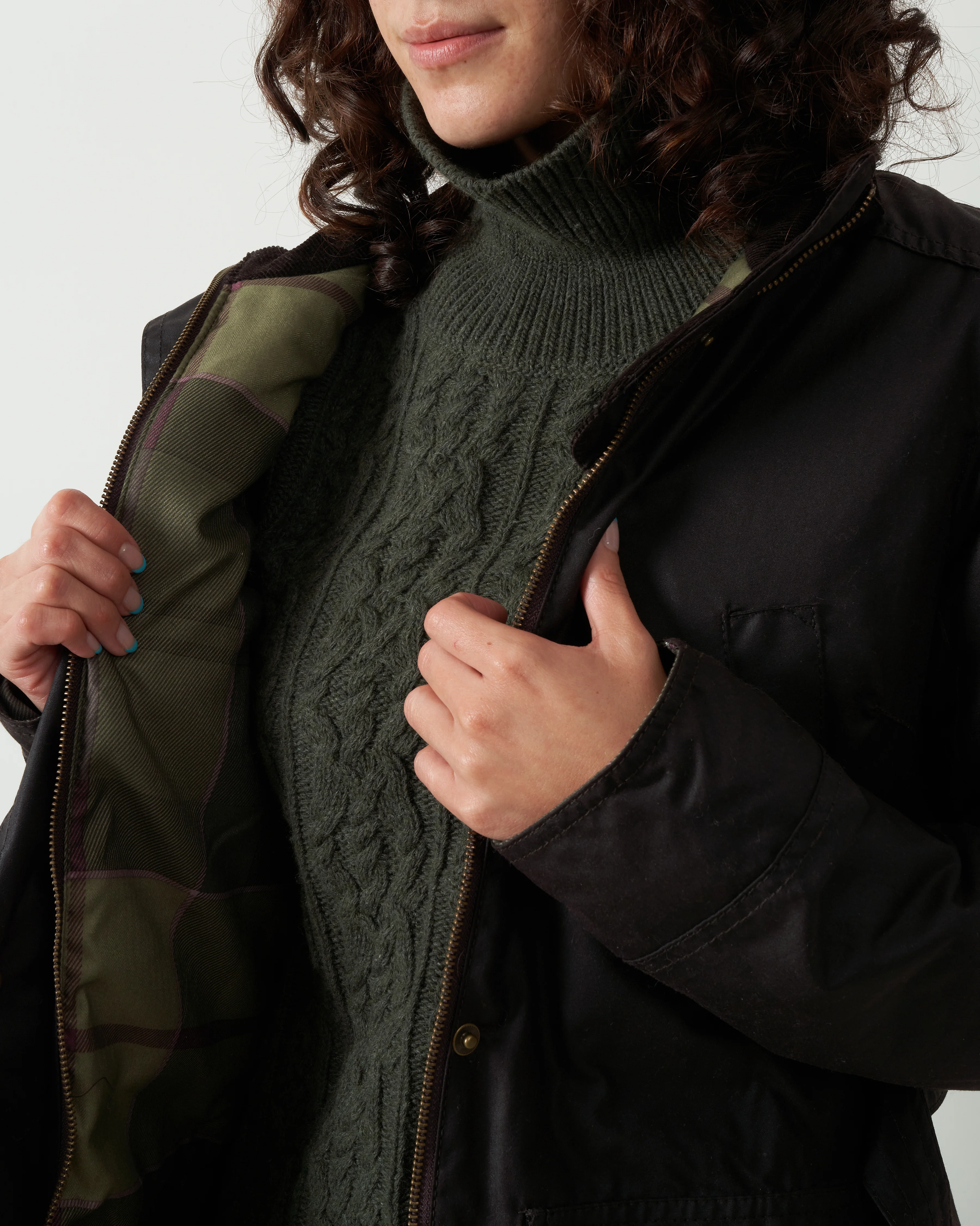 montgomery wax jacket - rustic - Image 4
