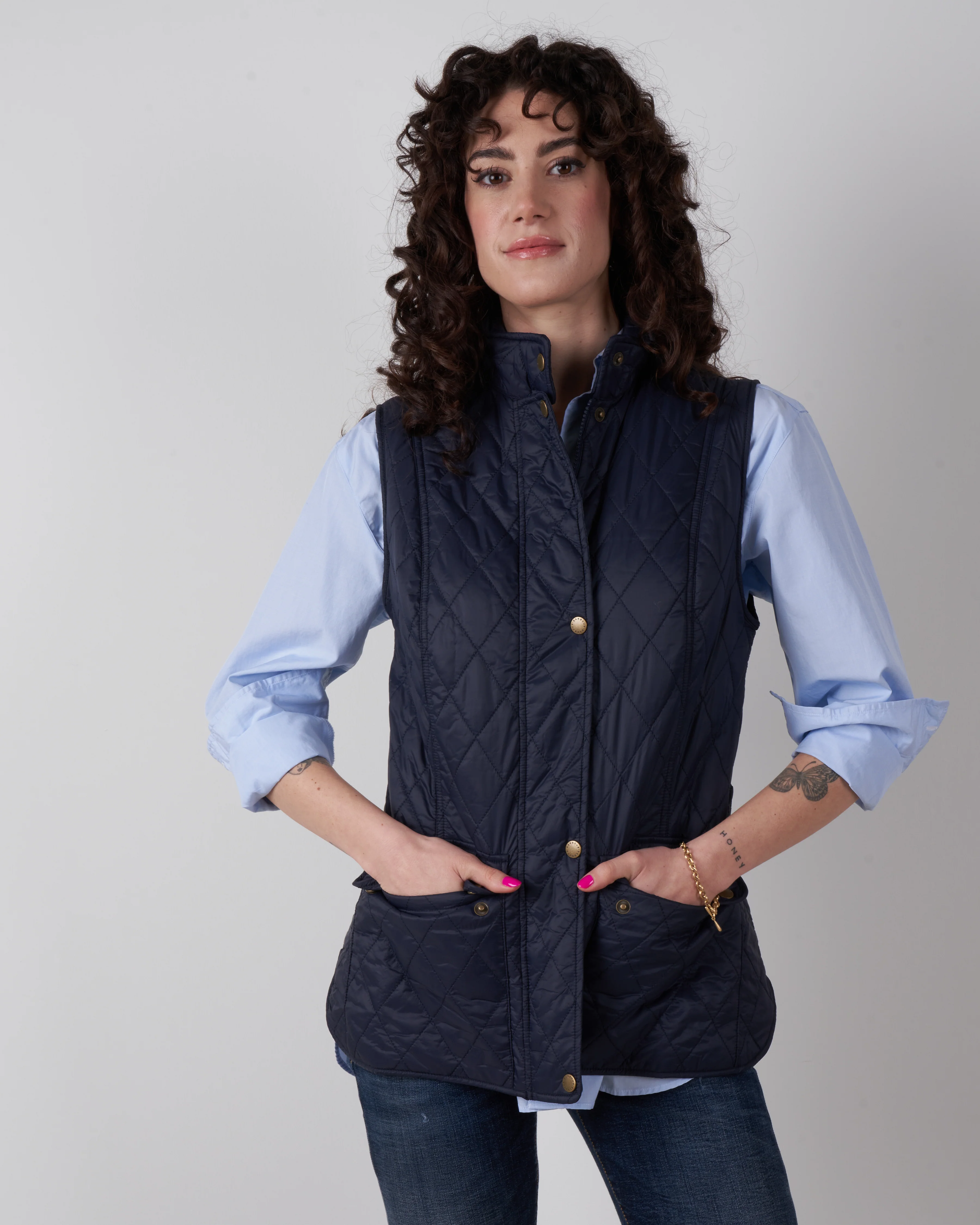 otterburn gilet vest - navy - Image 2