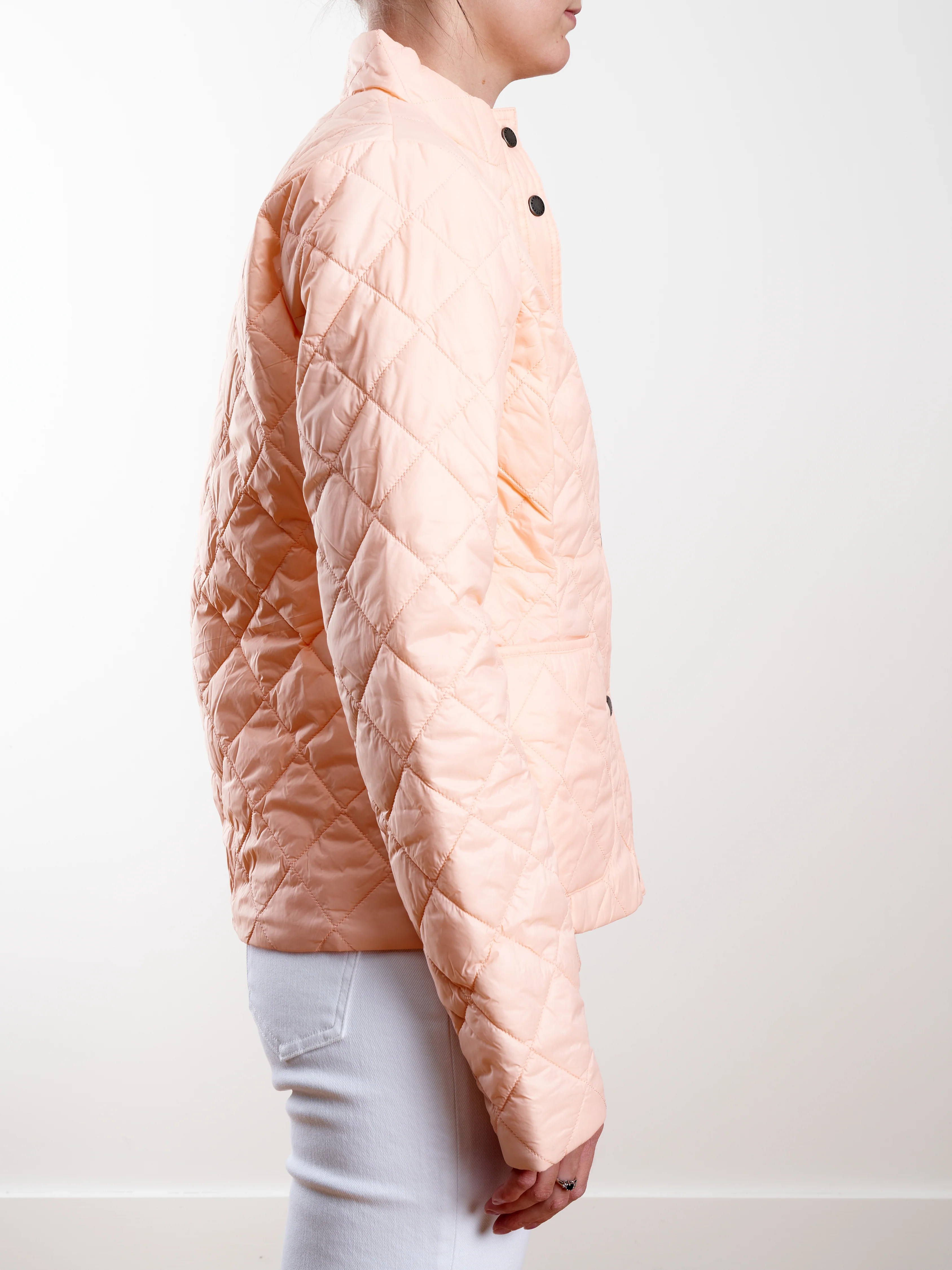 rebecca quilted jacket - pale coral - Image 3
