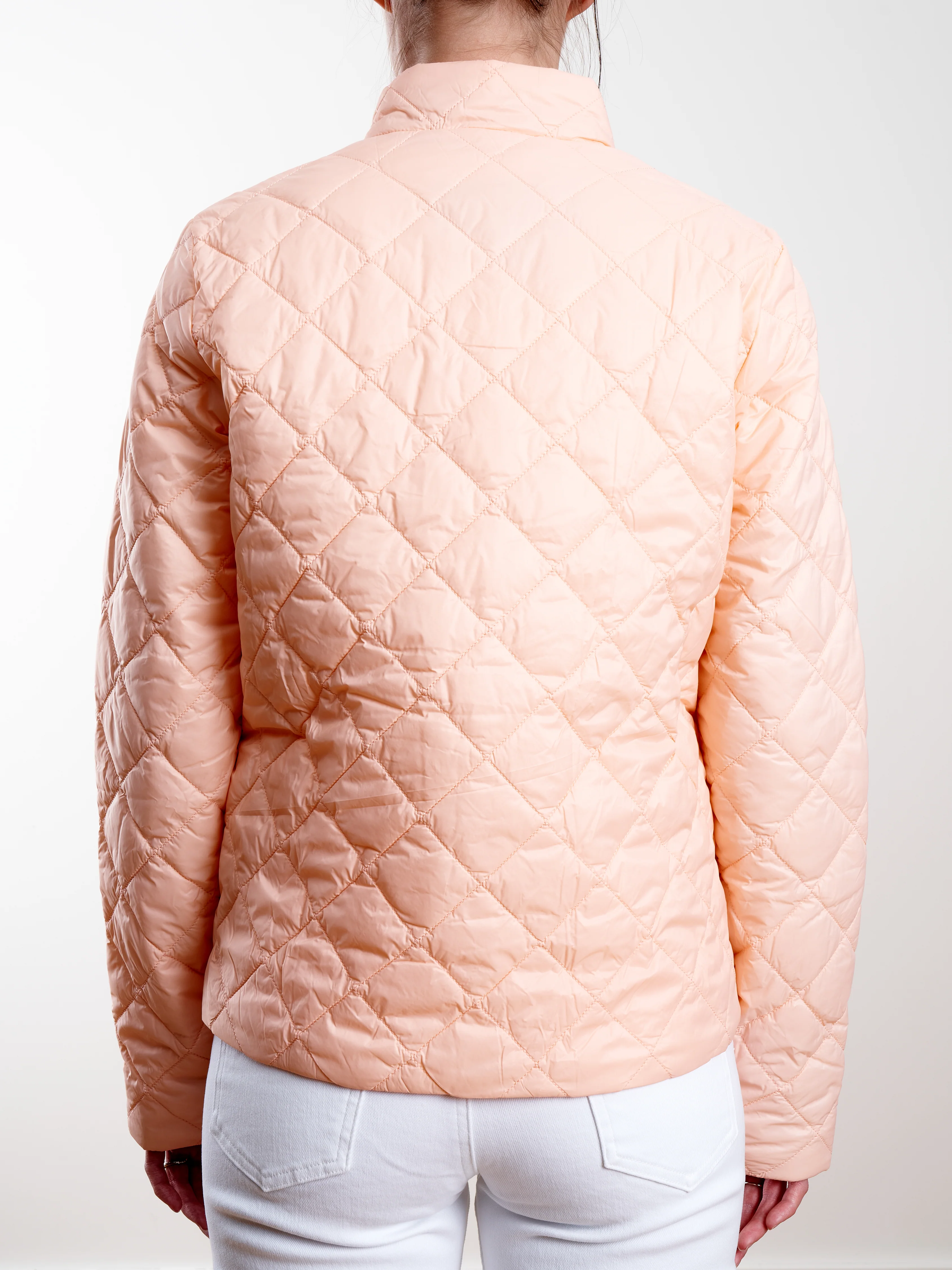 rebecca quilted jacket - pale coral - Image 4