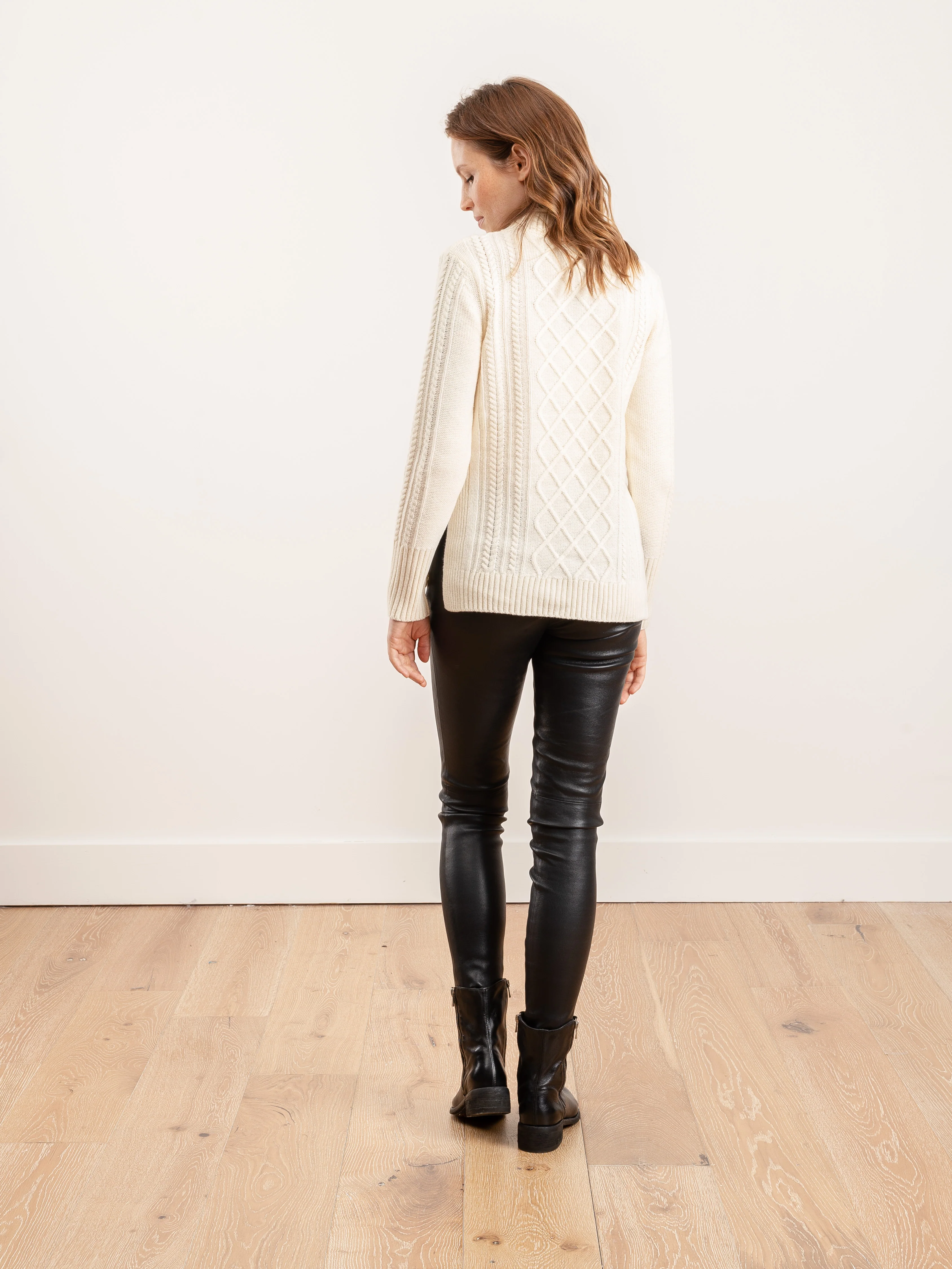 tyneside cable knit sweater - Image 3