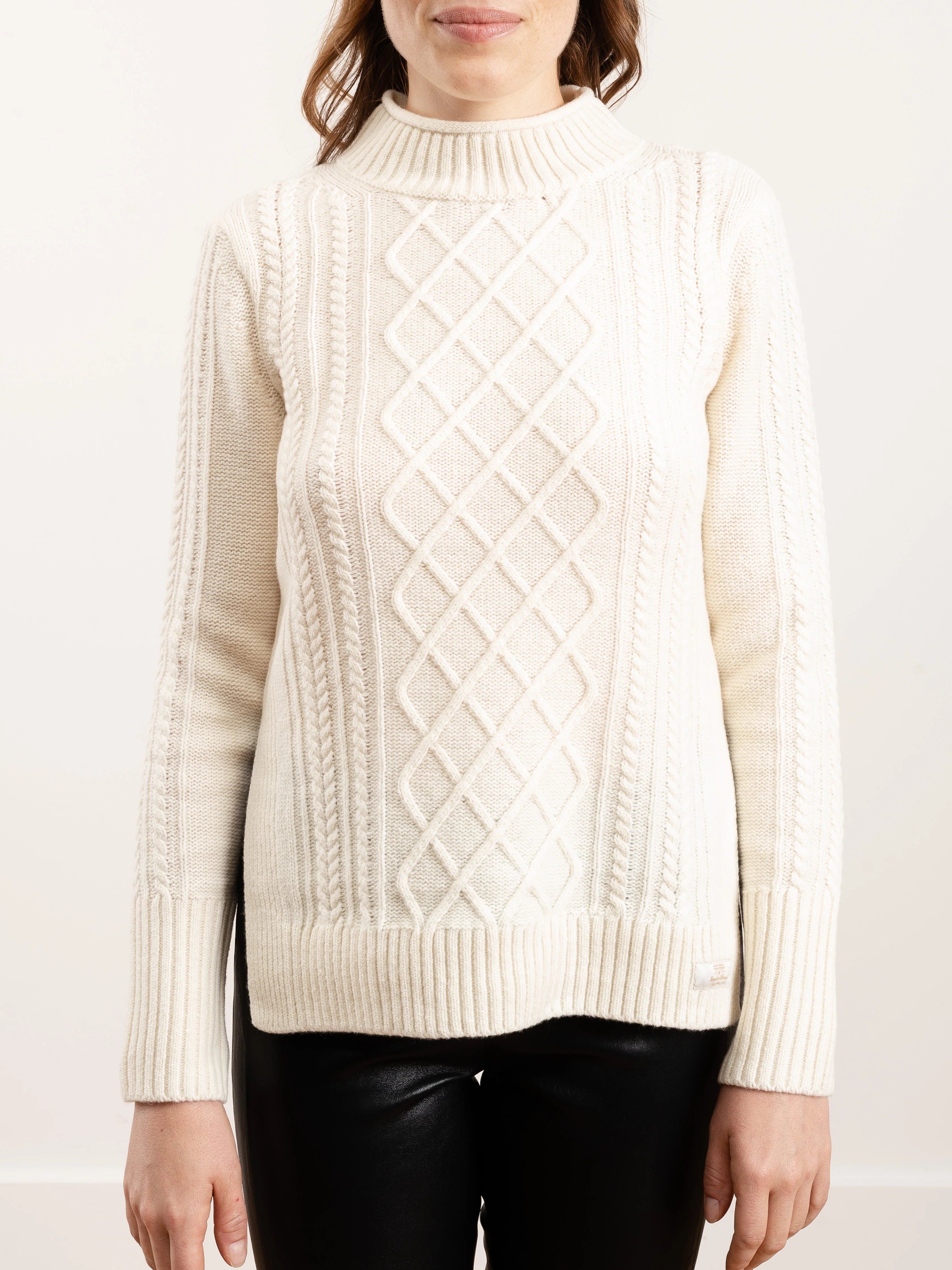 tyneside cable knit sweater - Image 4