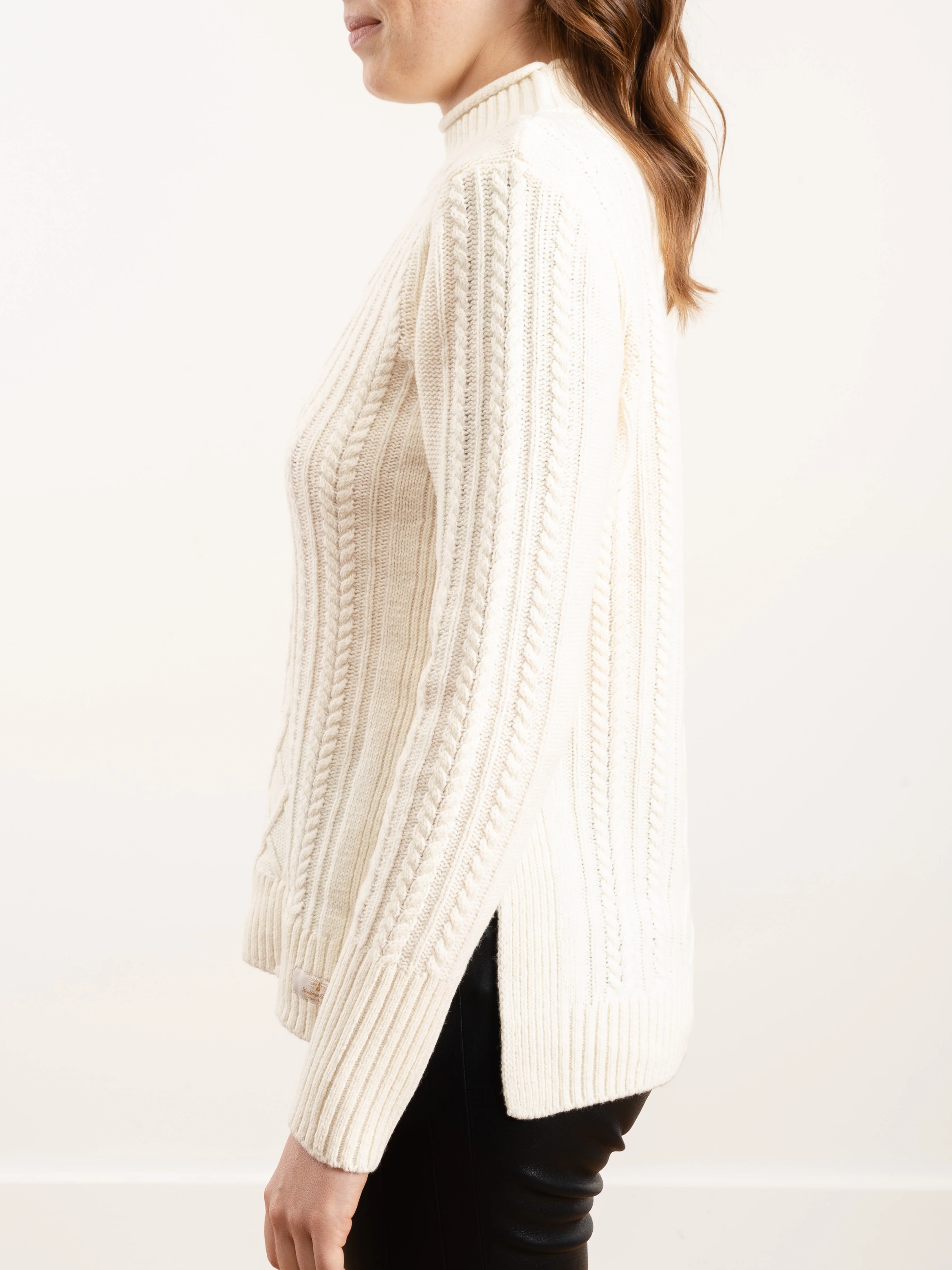 tyneside cable knit sweater - Image 5