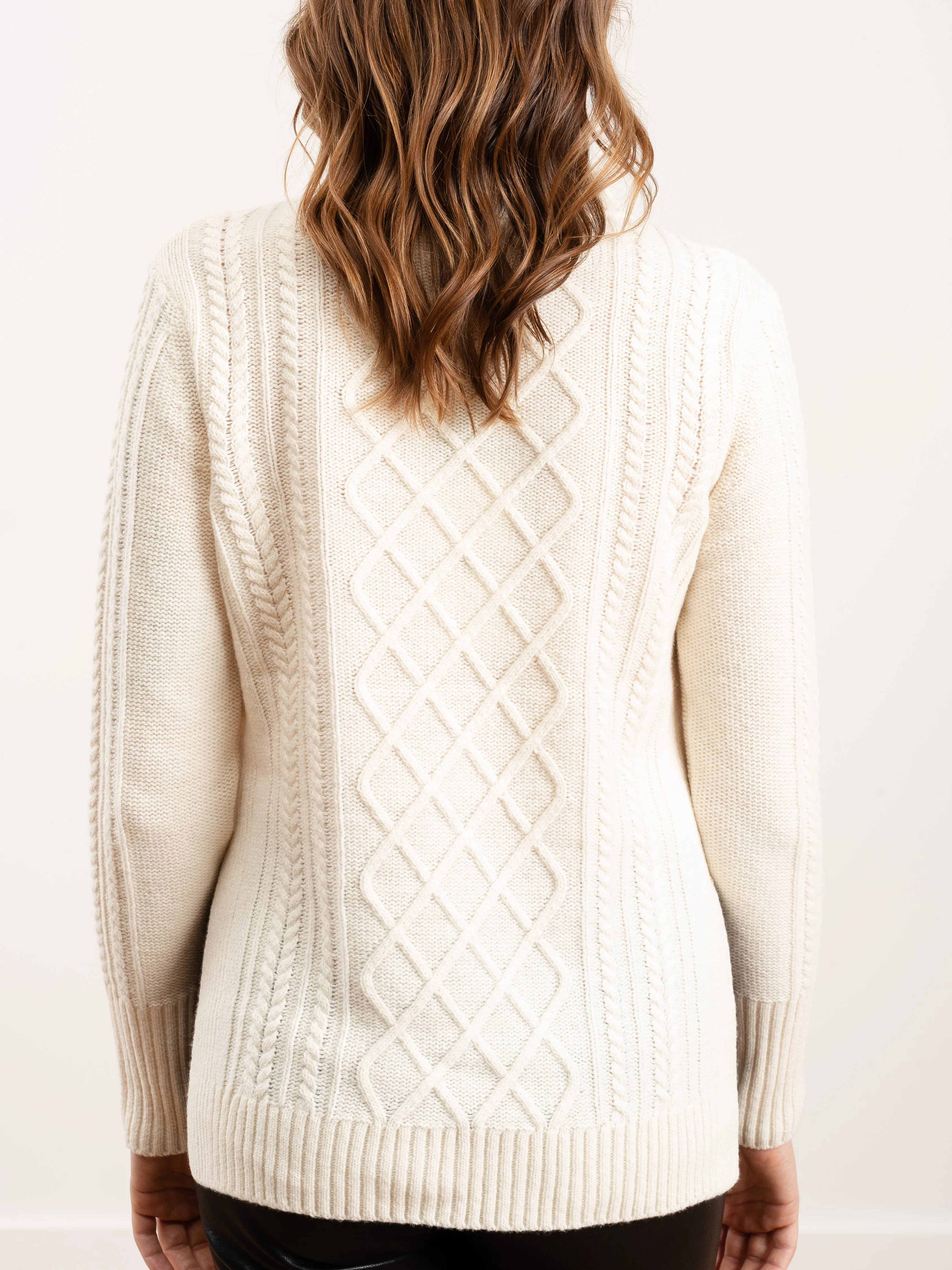 tyneside cable knit sweater - Image 6