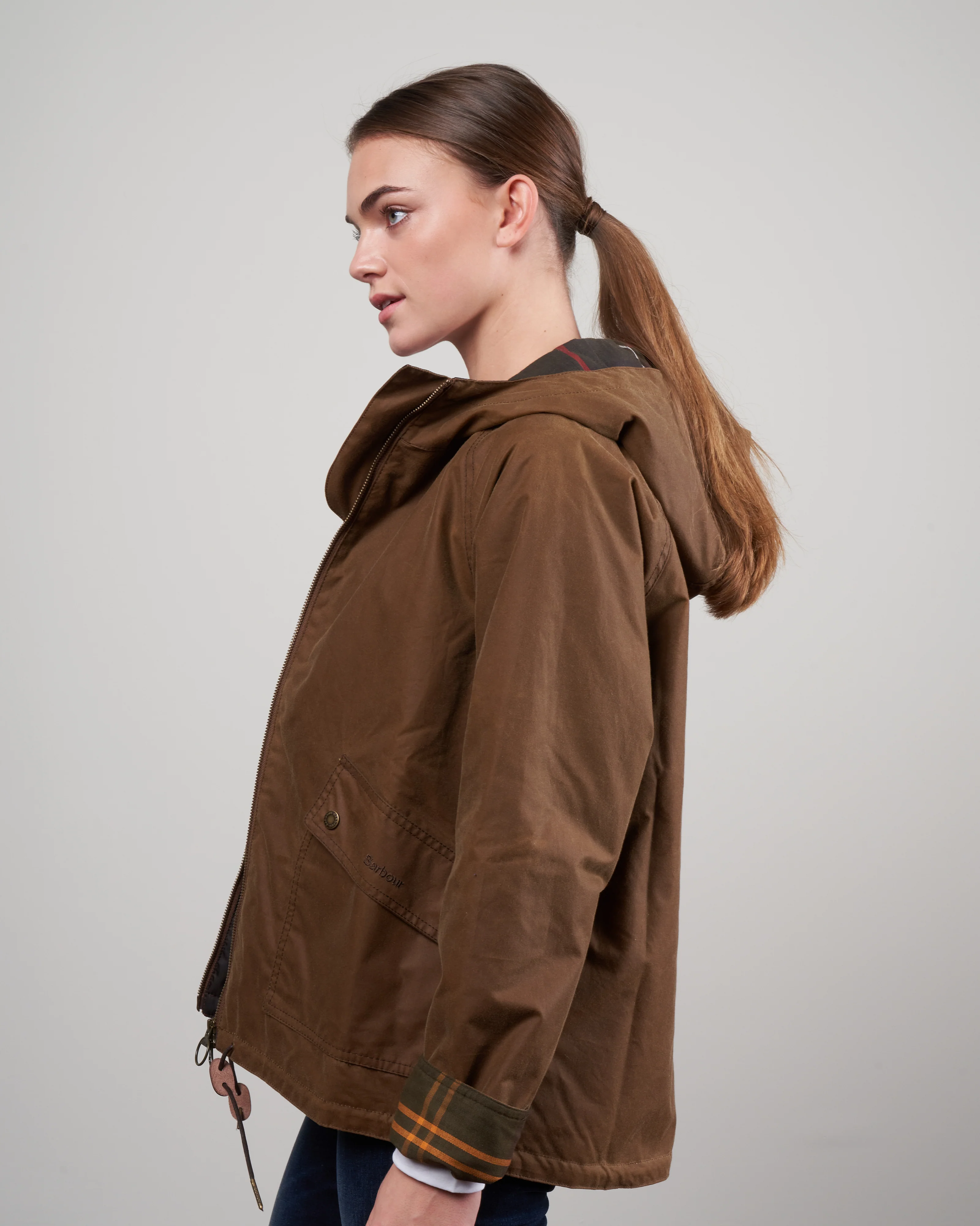 windemere wax jacket - tan/classic - Image 3