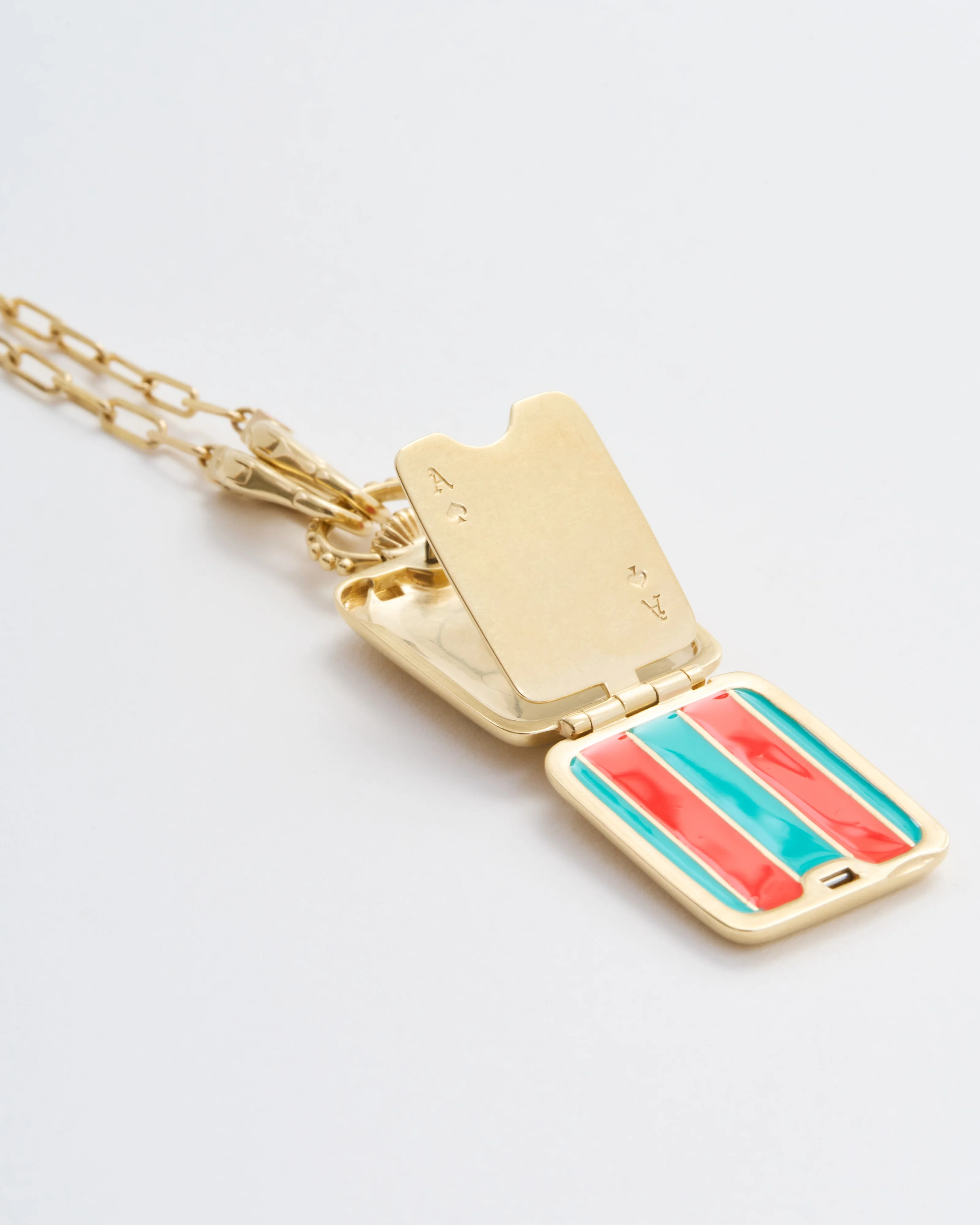 the ace vault w/ 14k paperclip chain - Image 6