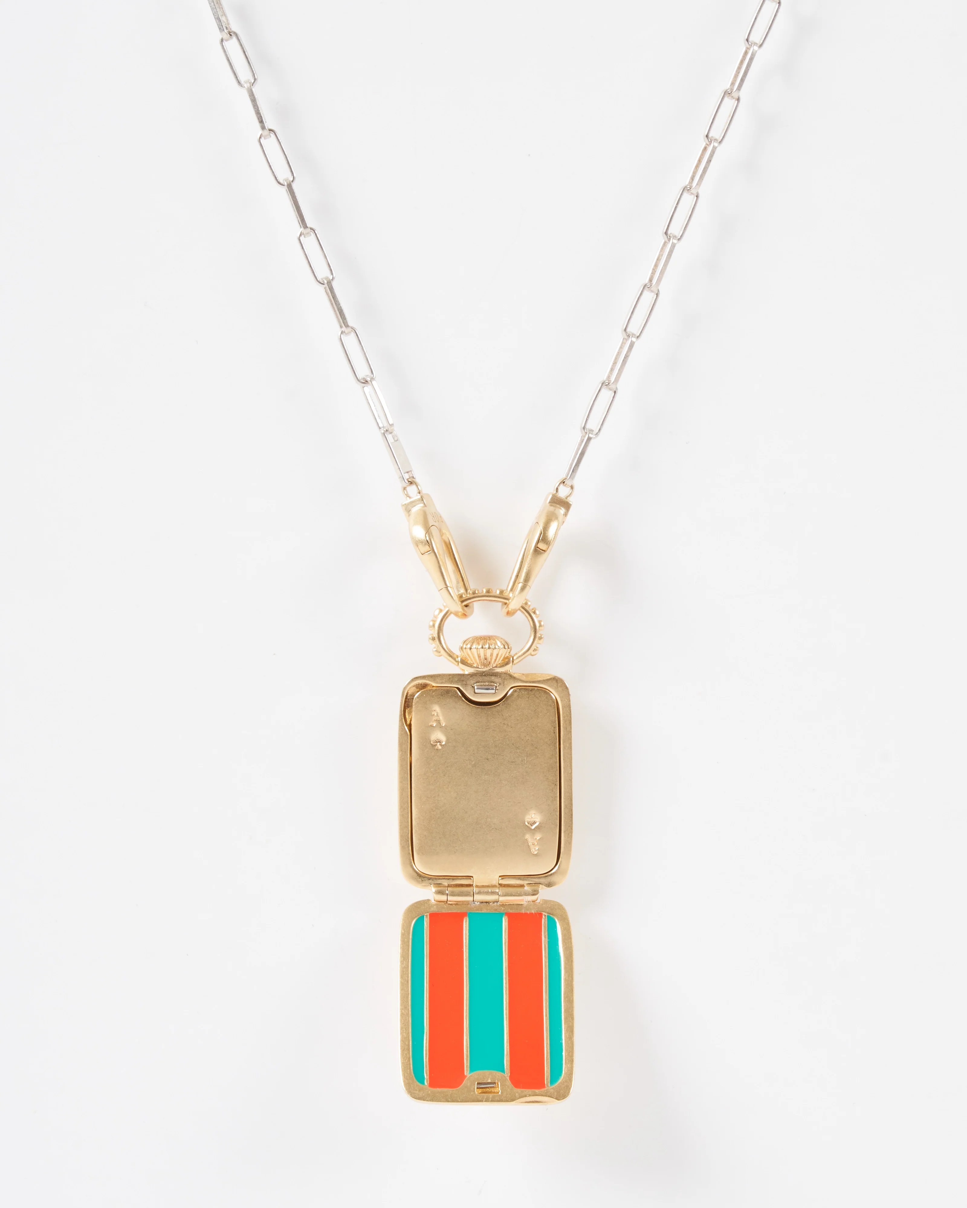 the ace vault w/ silver paperclip chain - Image 2