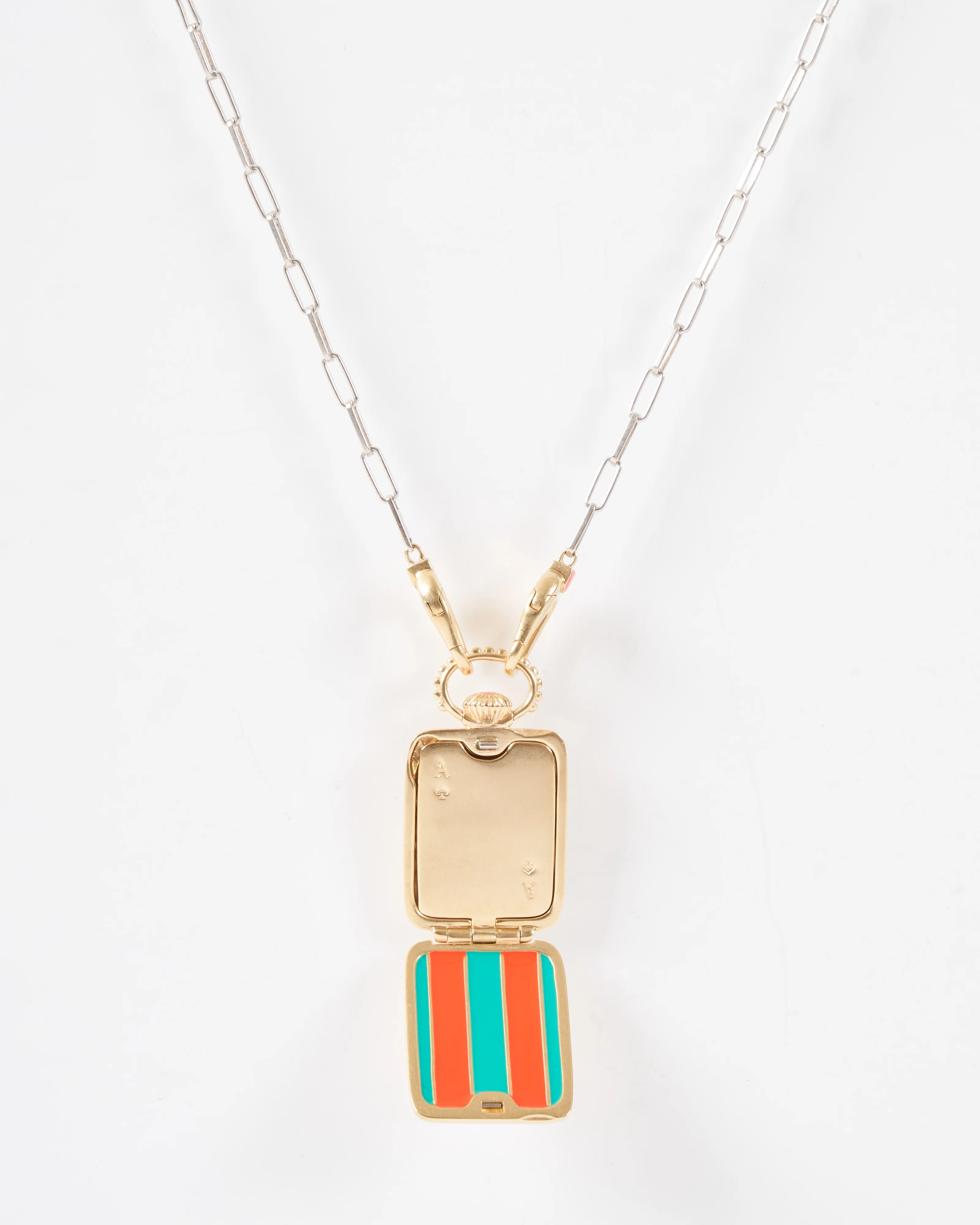 the ace vault w/ silver paperclip chain - Image 2