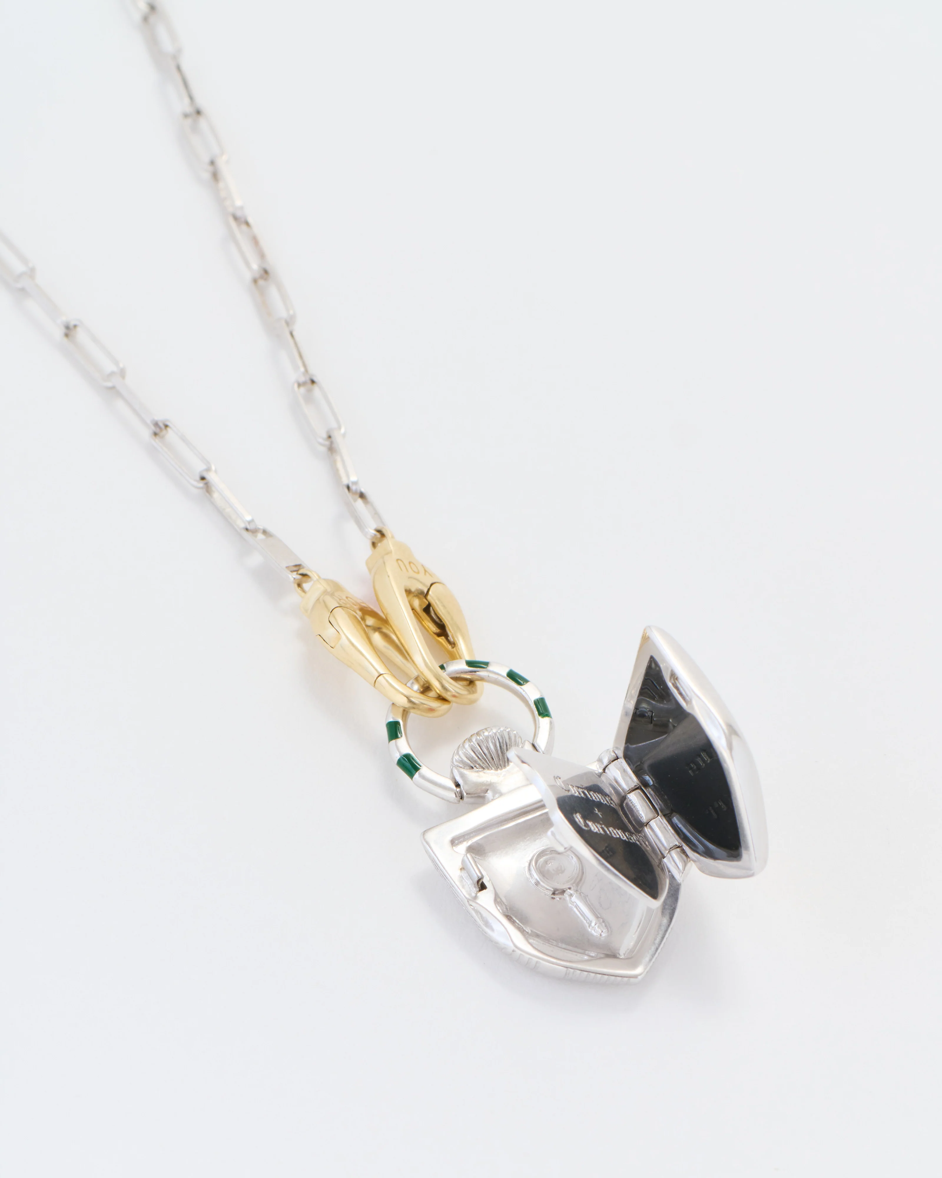 the curiouser vault (ss) w/ sterling/14k paperclip chain - Image 3