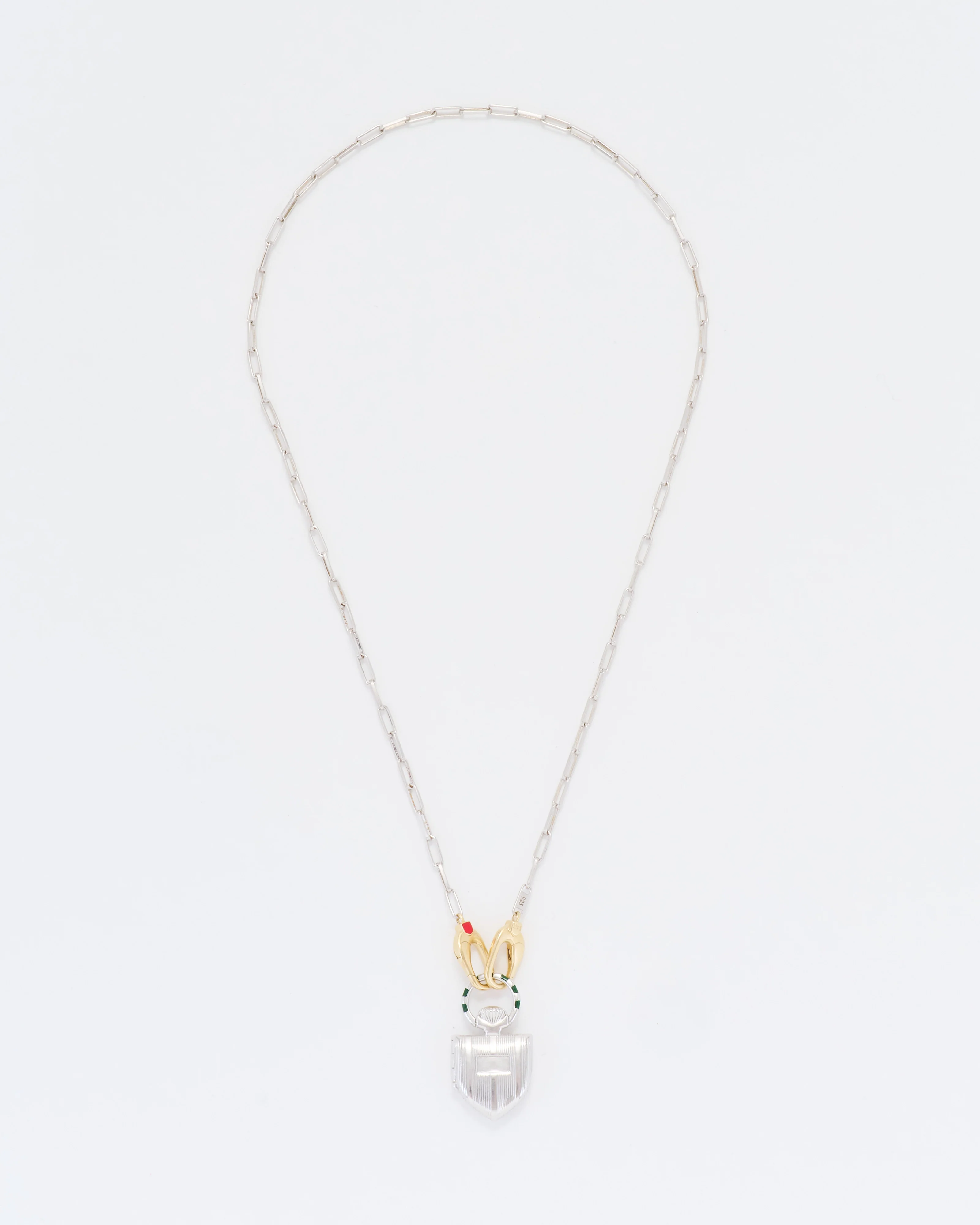 the curiouser vault (ss) w/ sterling/14k paperclip chain - Image 6