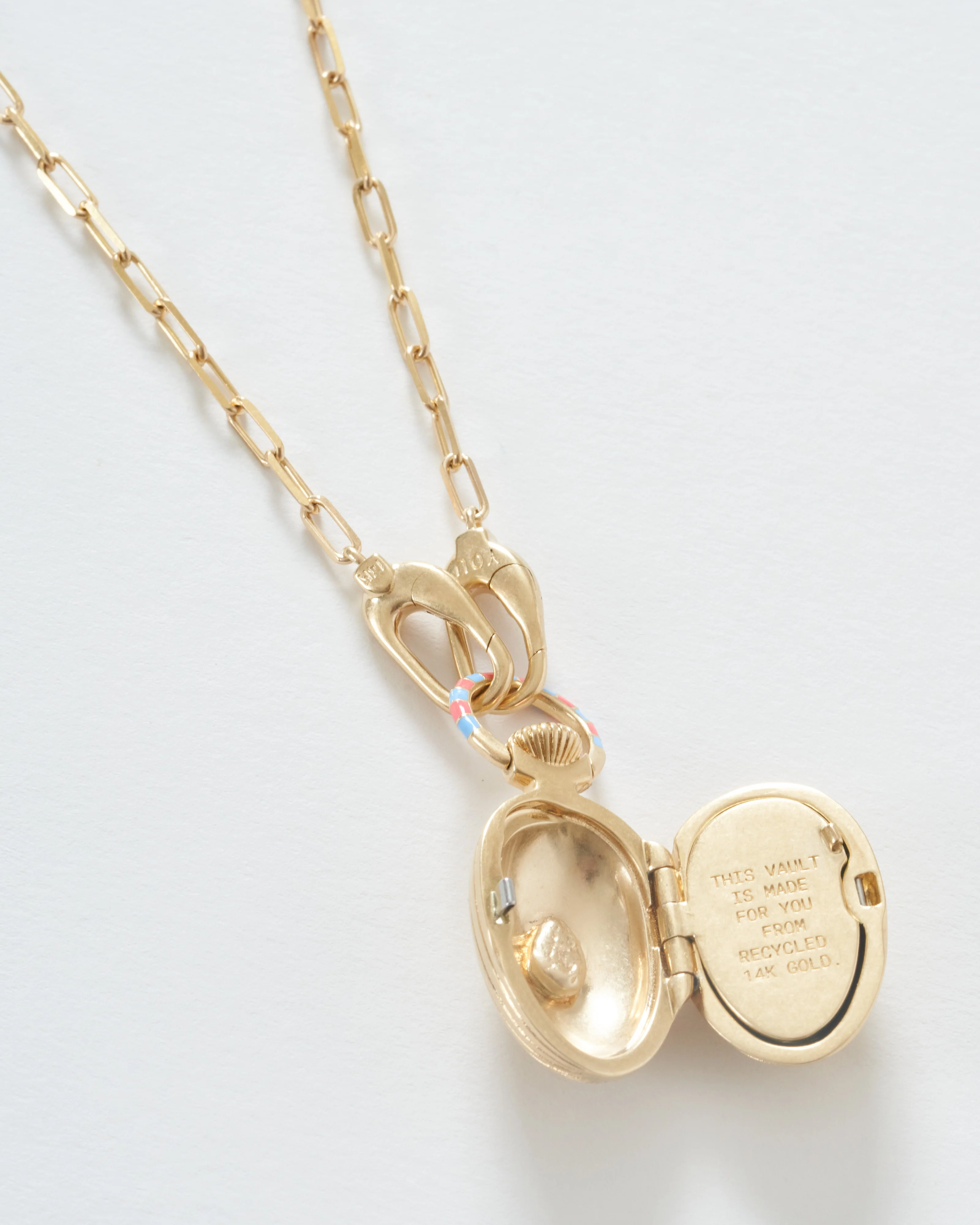 the good vault w/ 14k paperclip chain - Image 5
