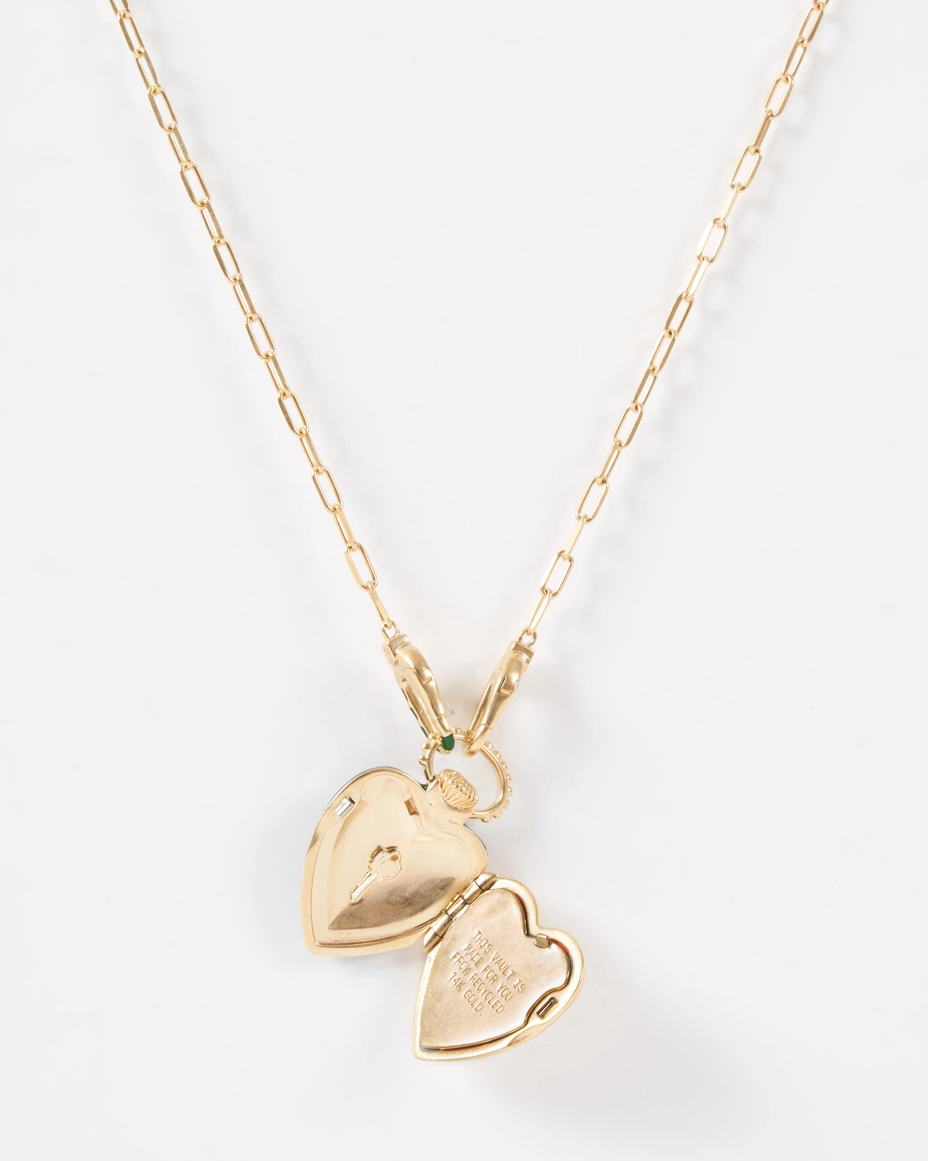 the you vault w/ 14k paperclip chain stripe - Image 4