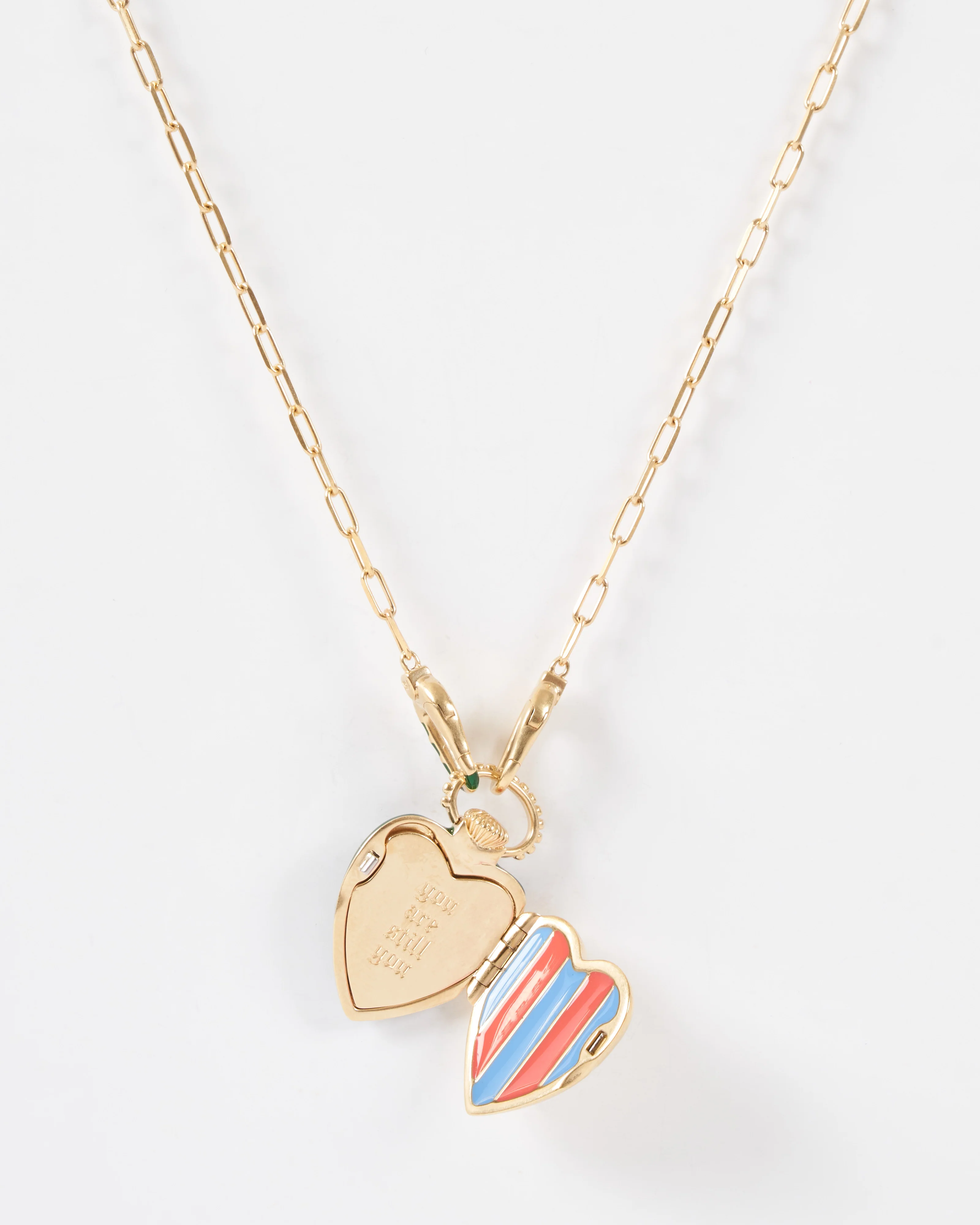 the you vault w/ 14k paperclip chain stripe - Image 5