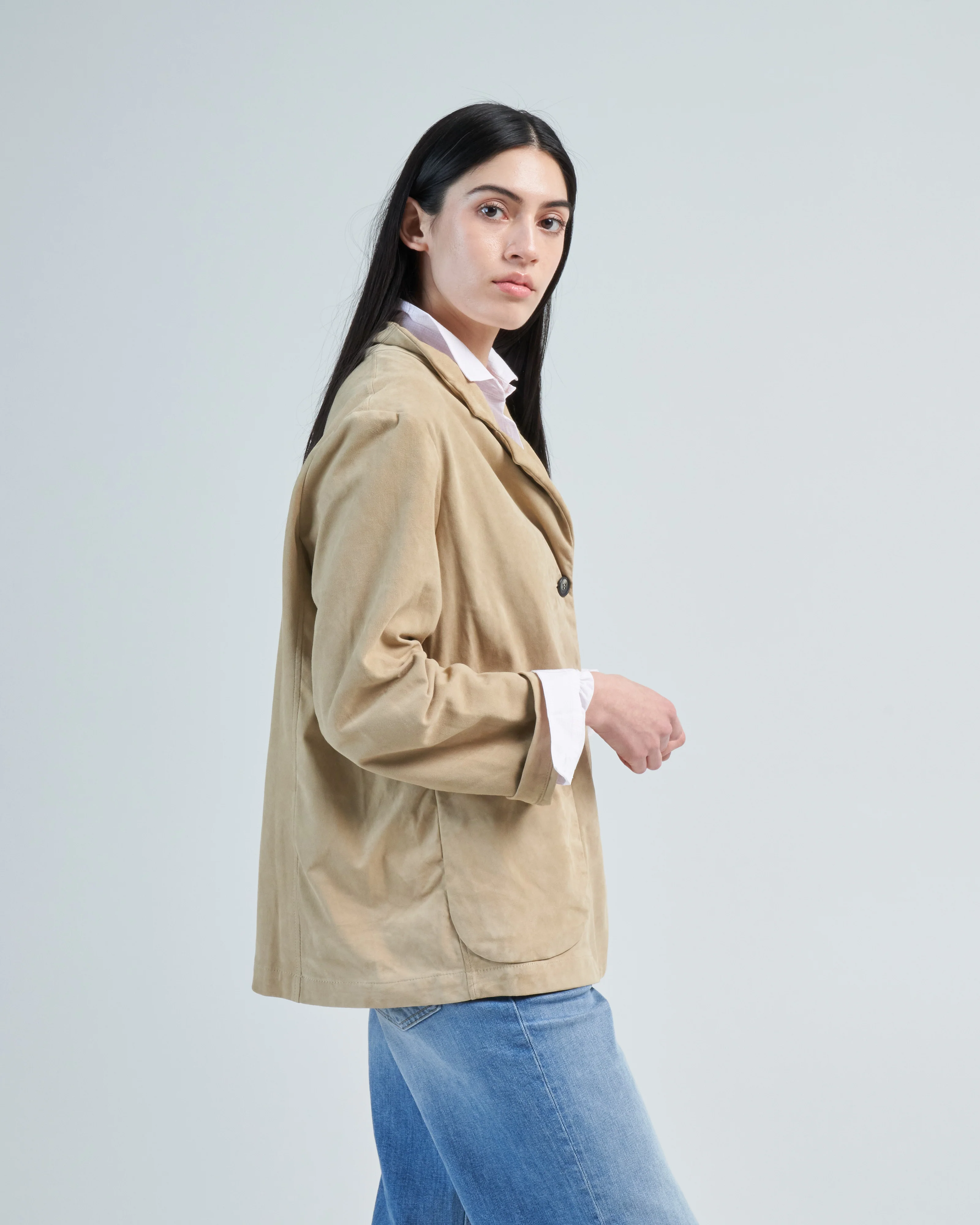leather walking jacket - Image 2