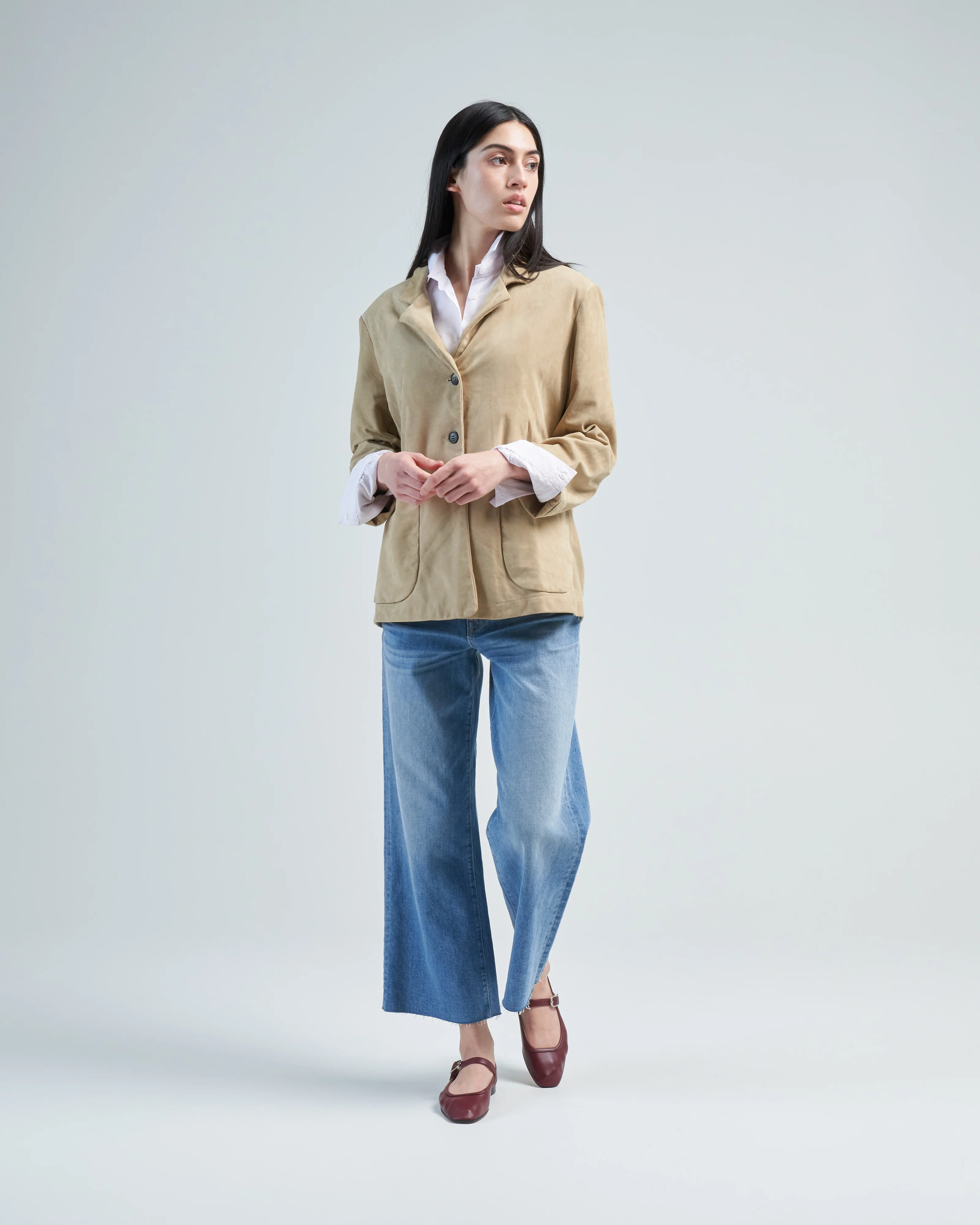 leather walking jacket - Image 3
