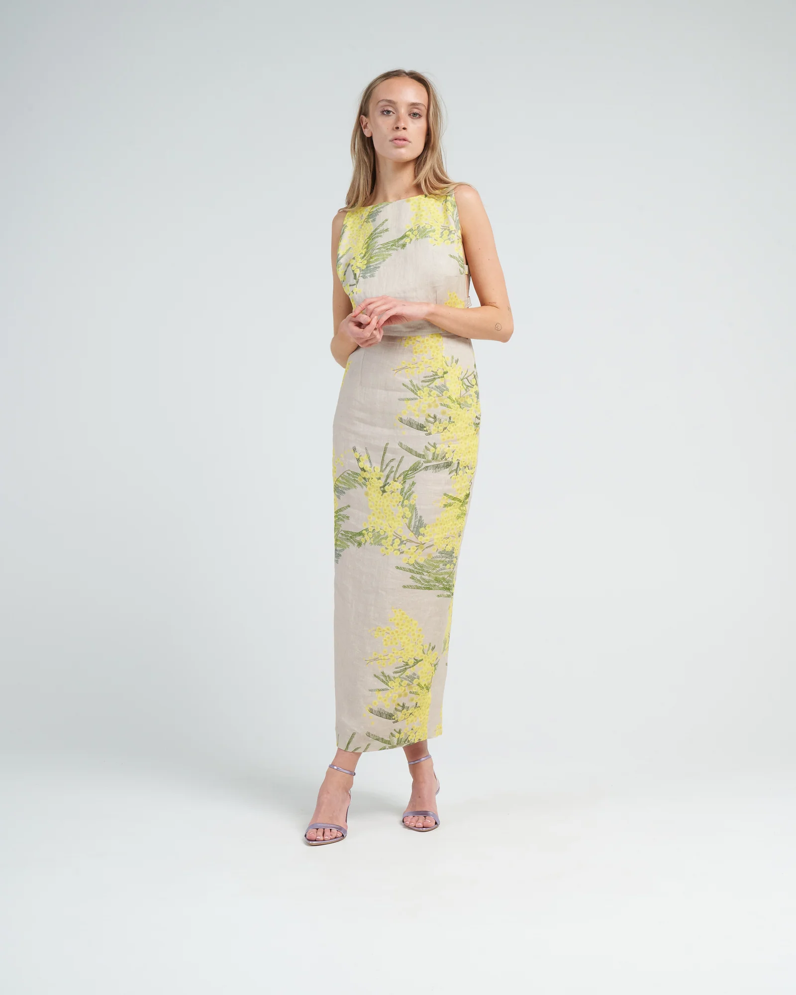 midi dress kimberly - mimosa beige - Image 2