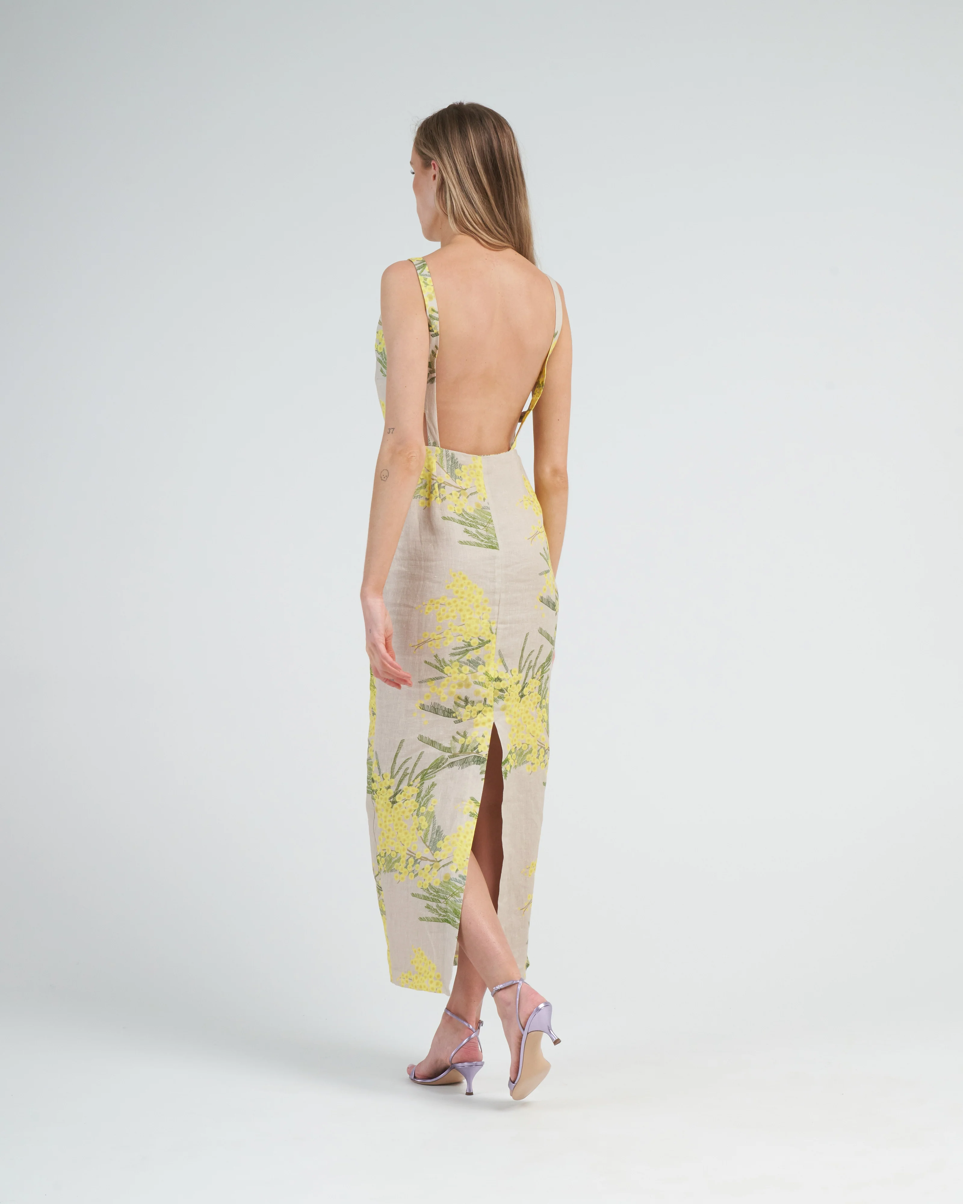 midi dress kimberly - mimosa beige - Image 4