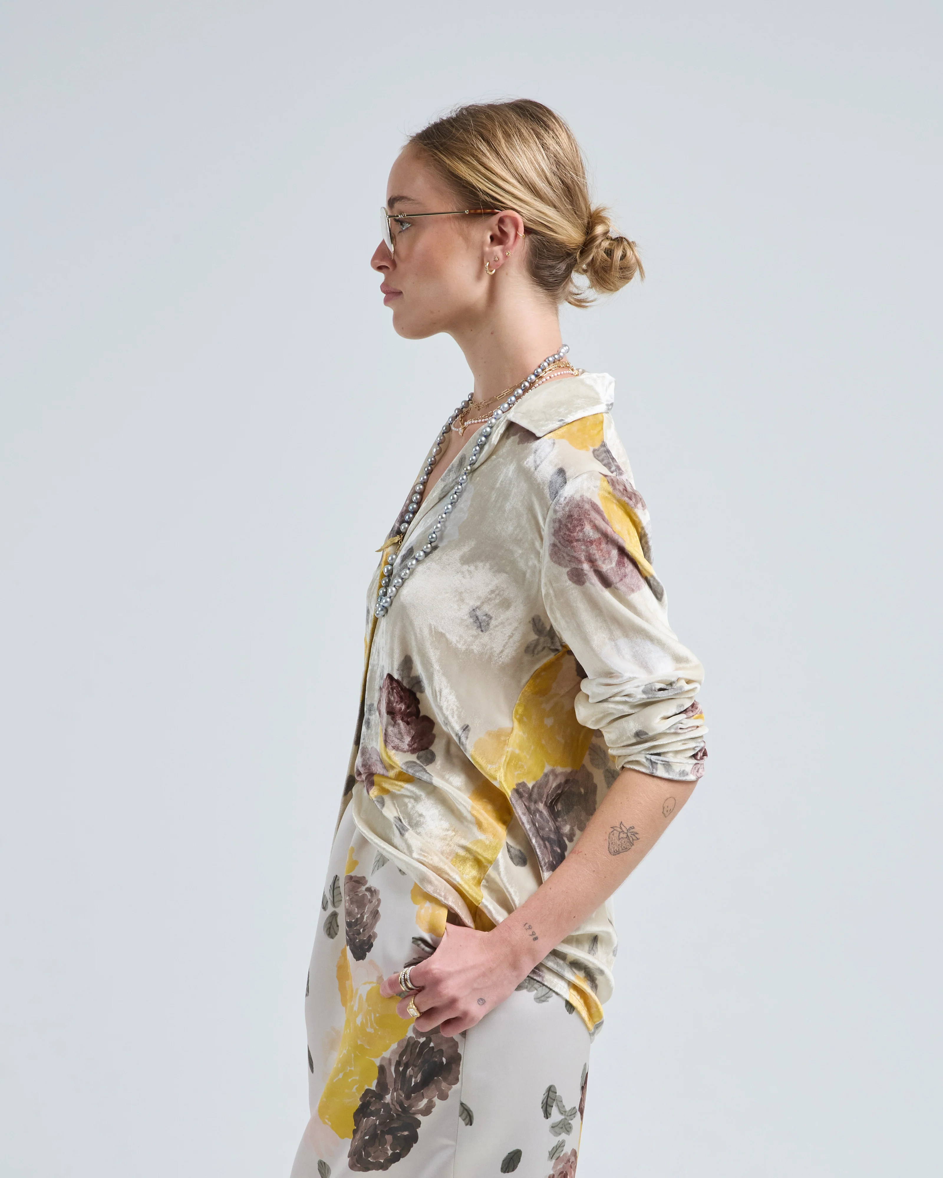 pyjama louis blouse velvet - Image 4