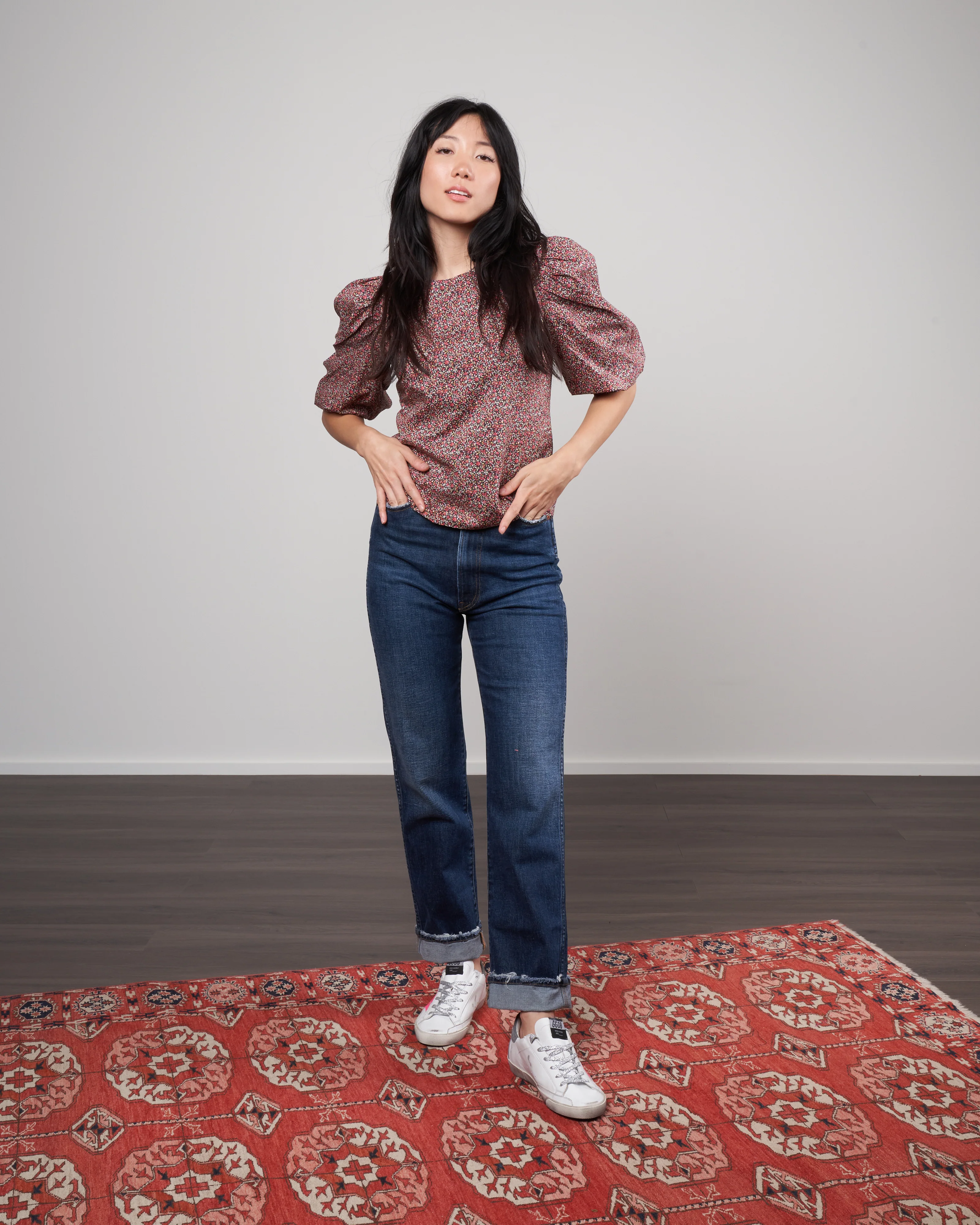 jordan blouse - red liberty - Image 2