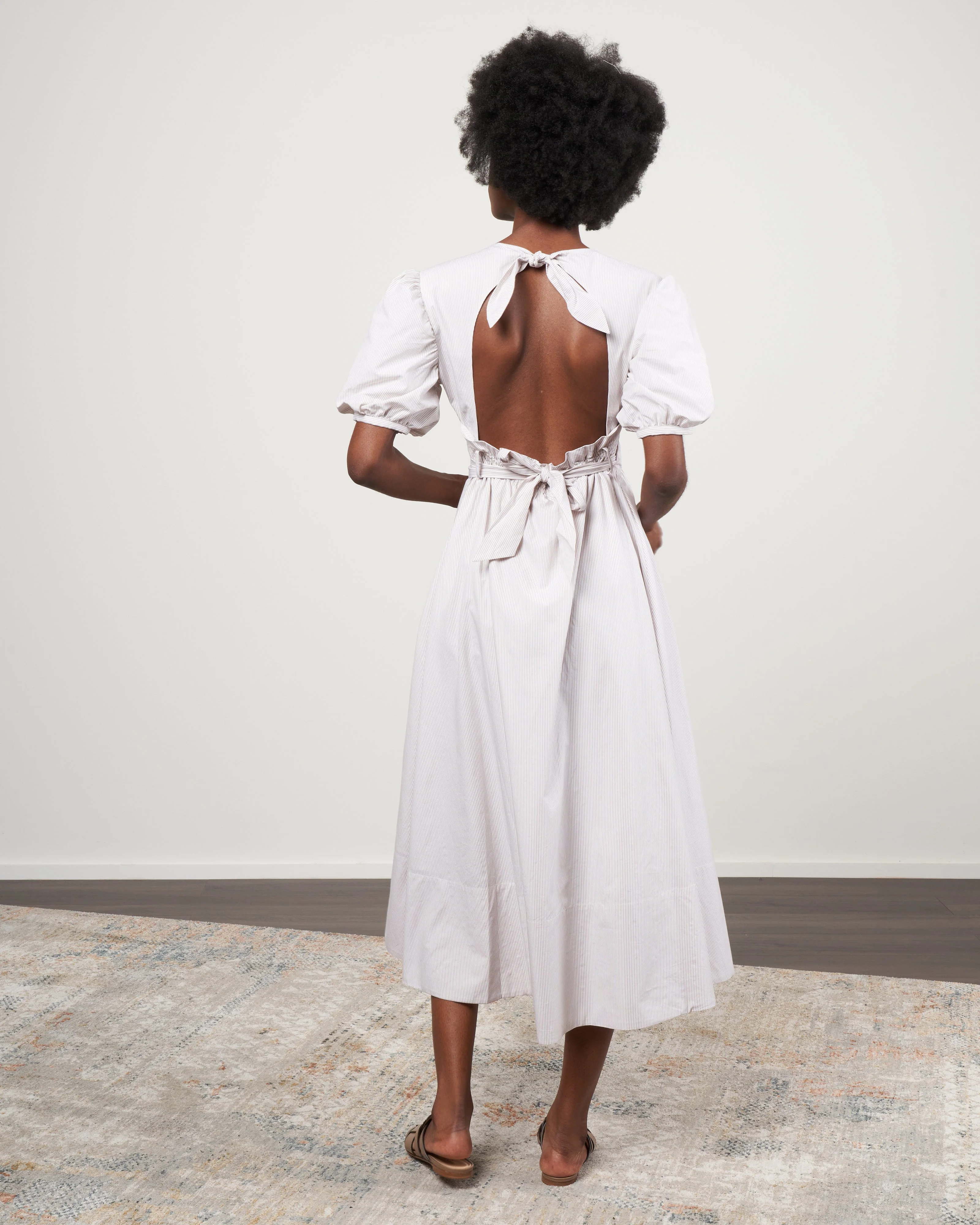 lola dress - desert stribe - Image 3
