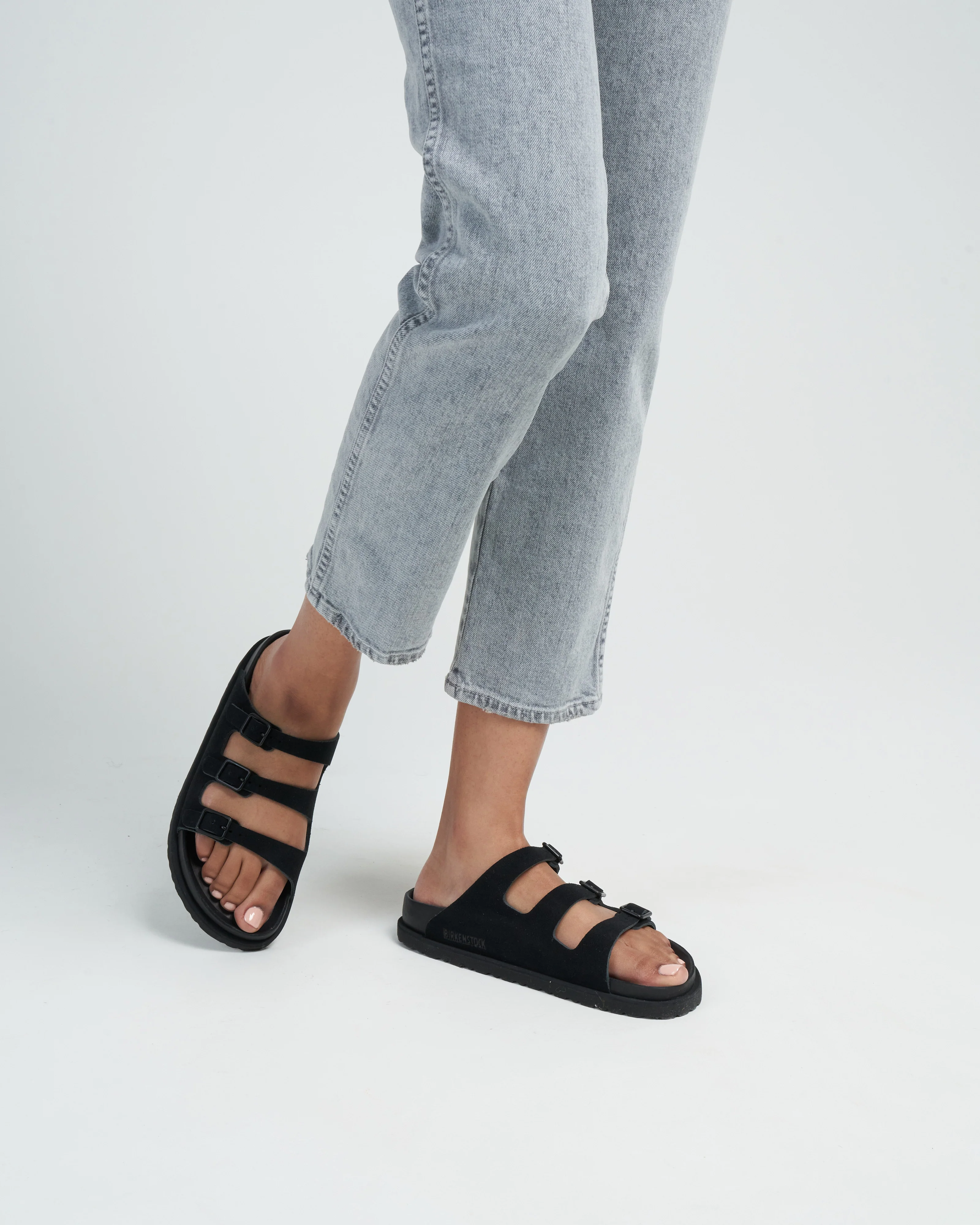 florida suede sandal - black - Image 2