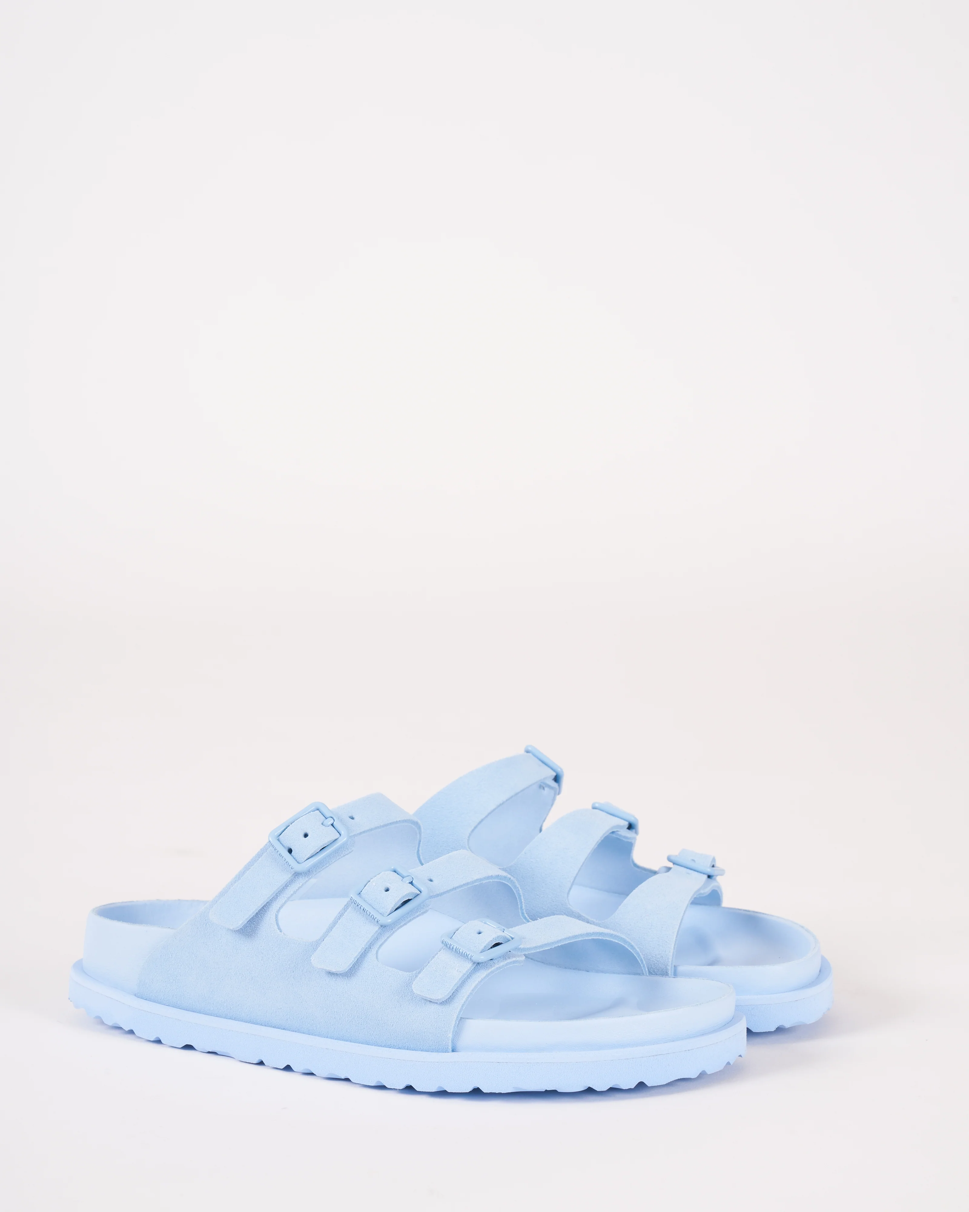 florida suede sandal - powder blue
