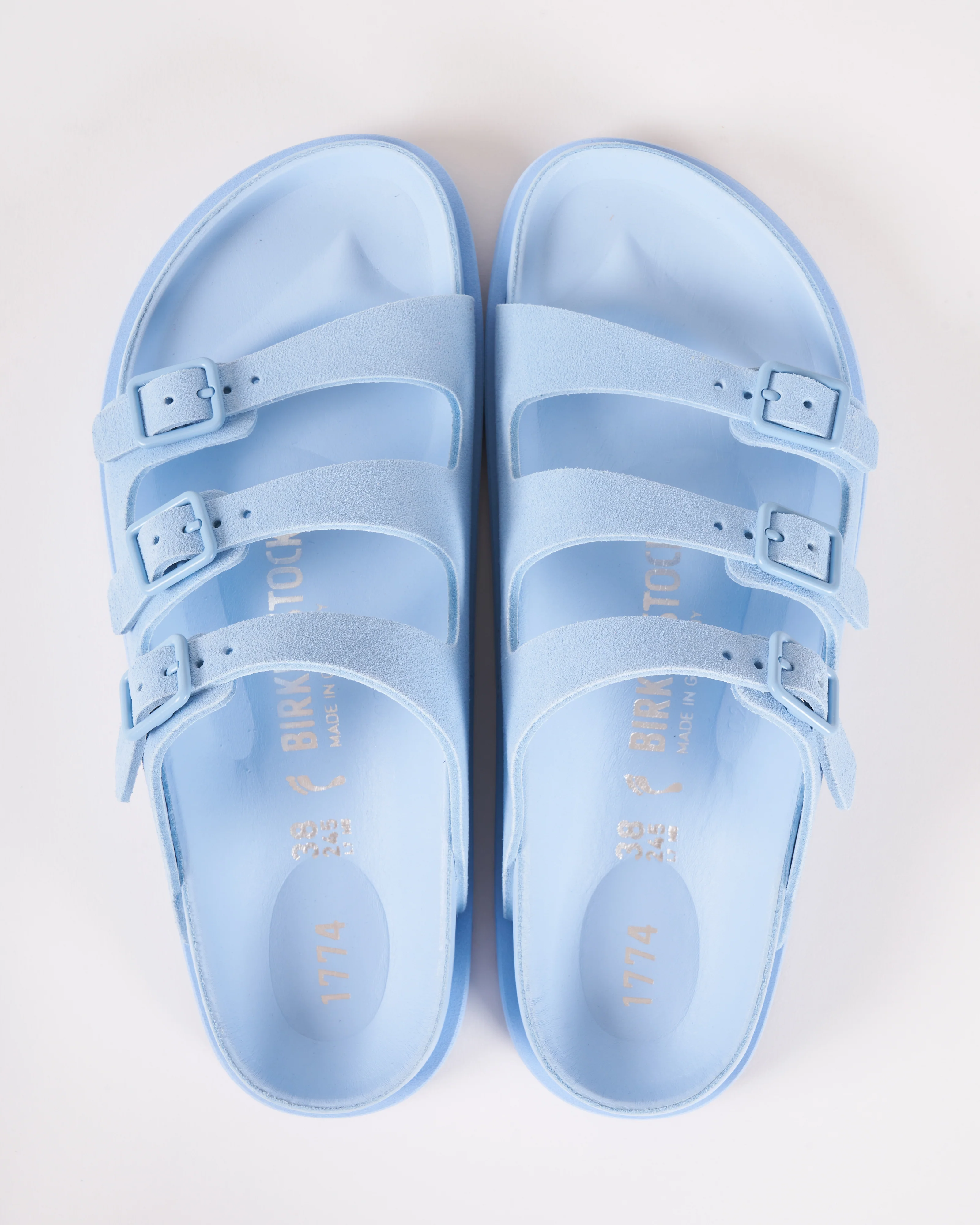 florida suede sandal - powder blue - Image 3