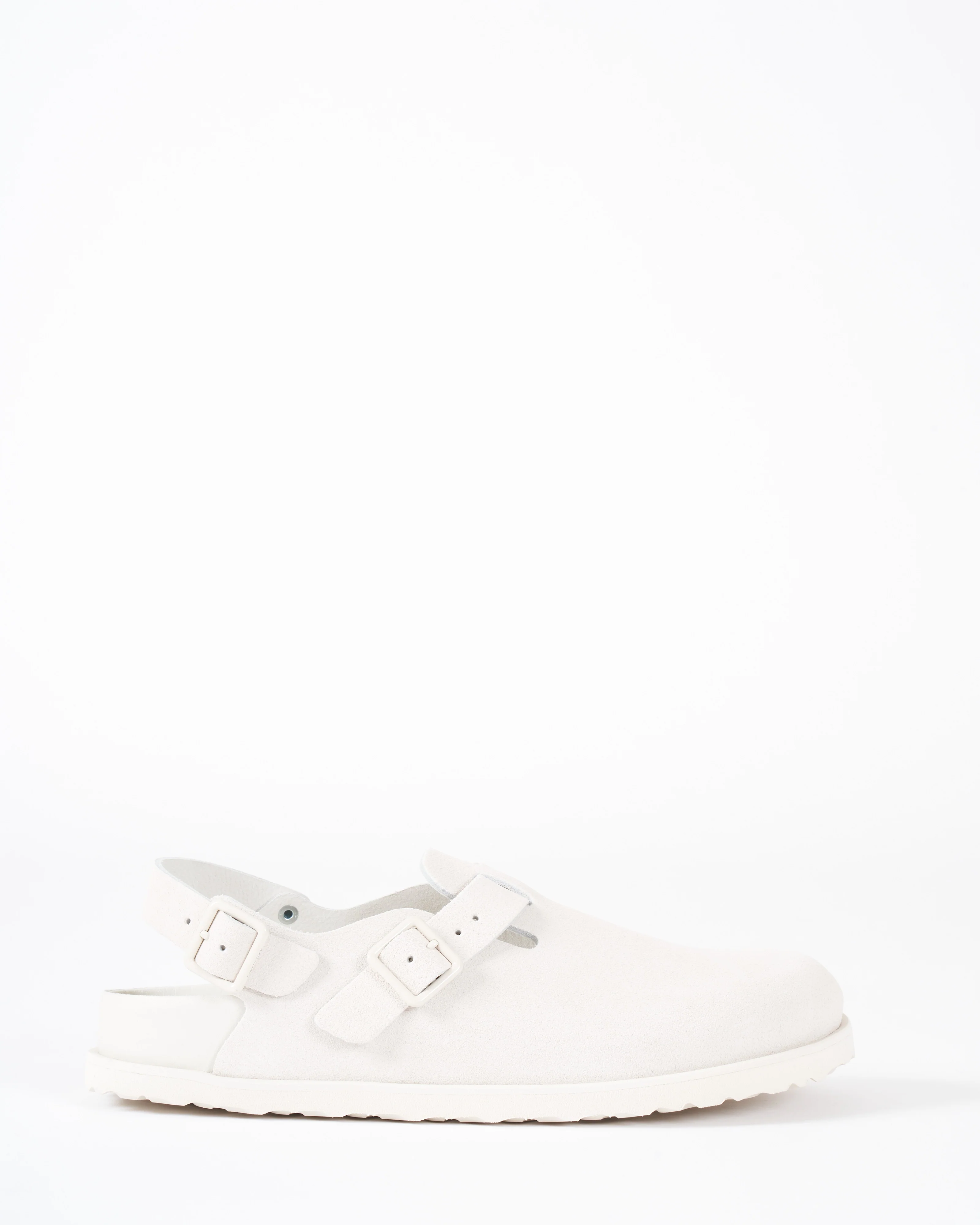tokio suede clog - bone - Image 2