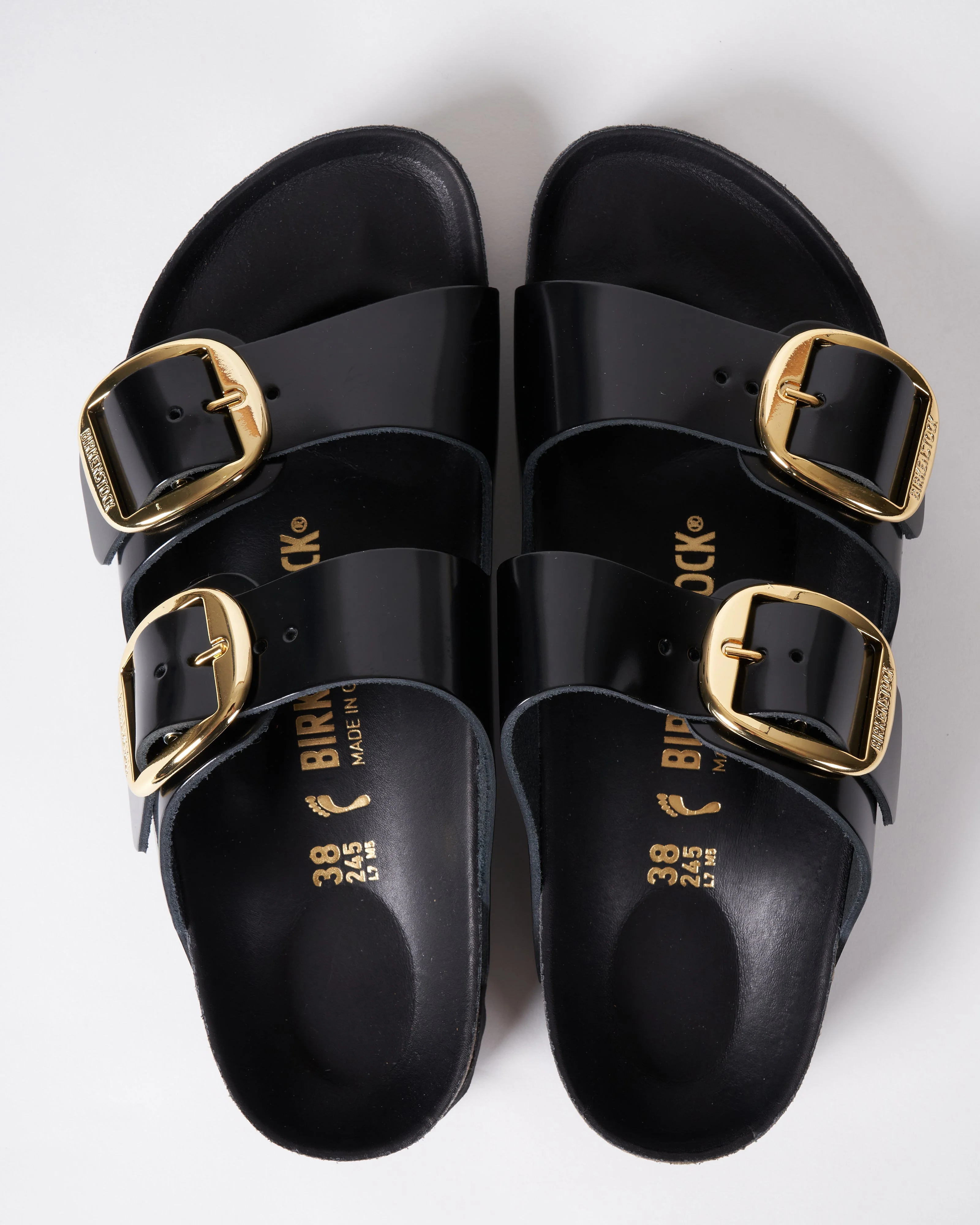 arizona big buckle/high shine leather - black high shine leather - Image 3
