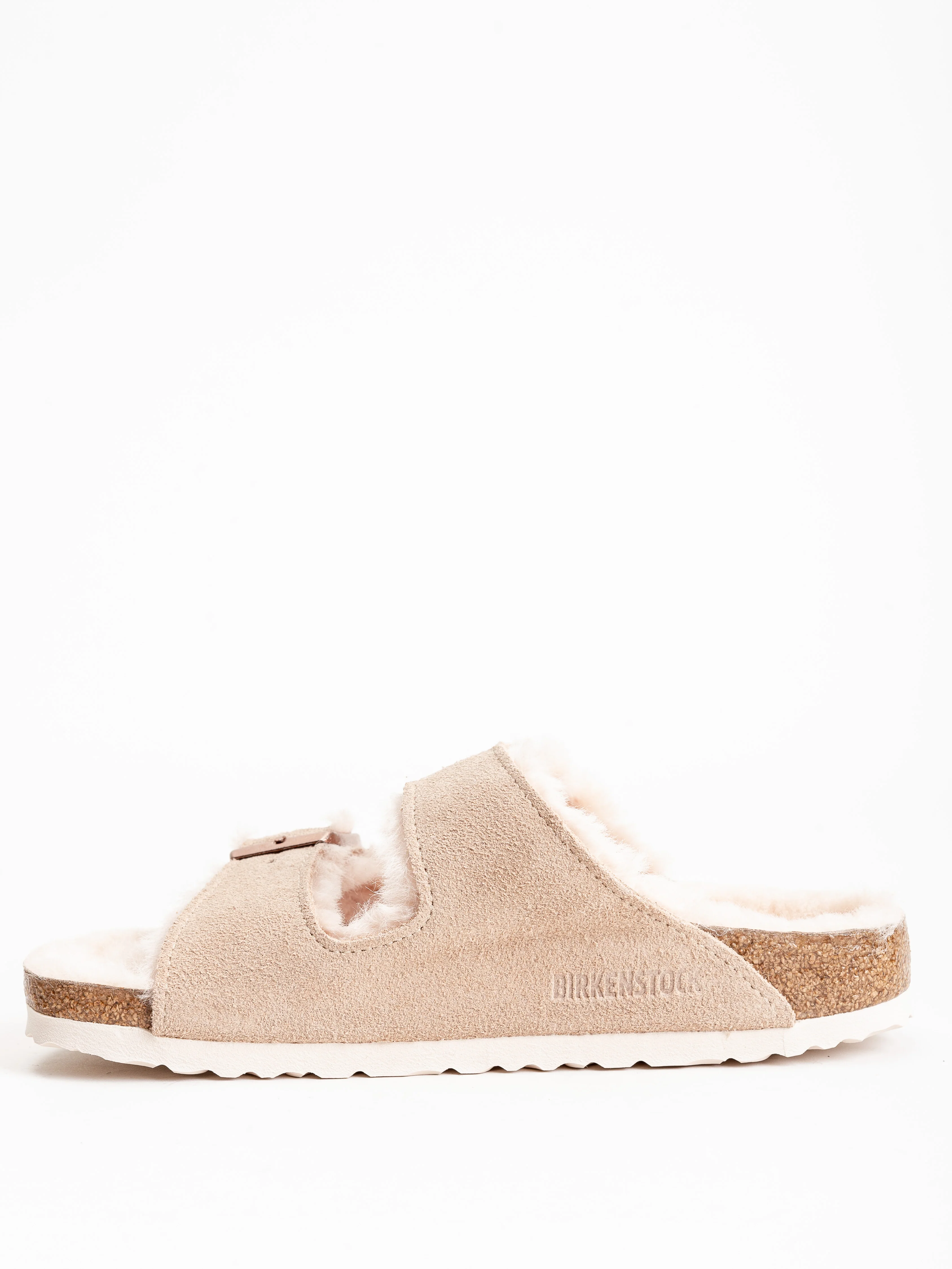 arizona suede sandal w/ shearling - Image 2