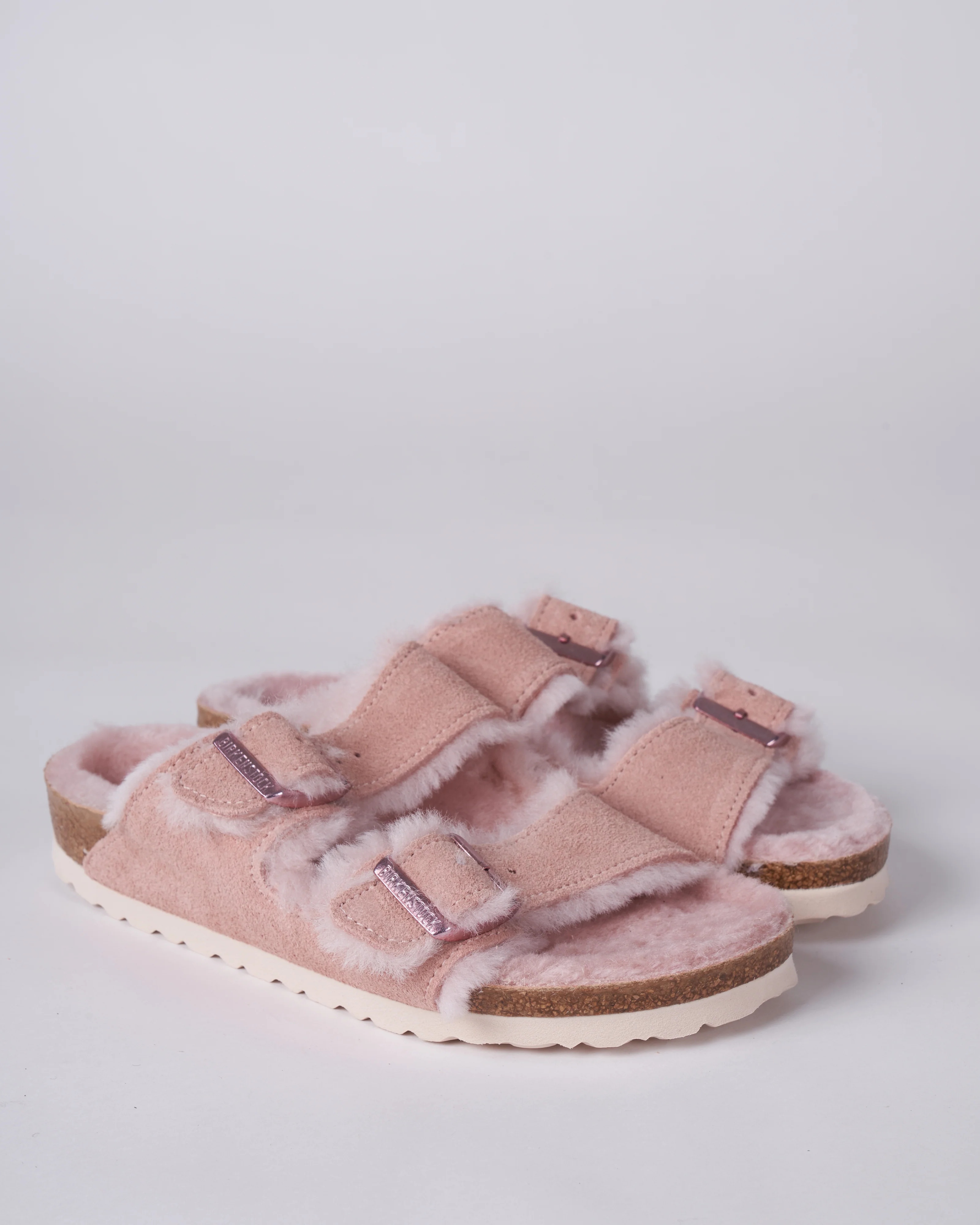 arizona shearling - suede/shearling \ light rose/light rose